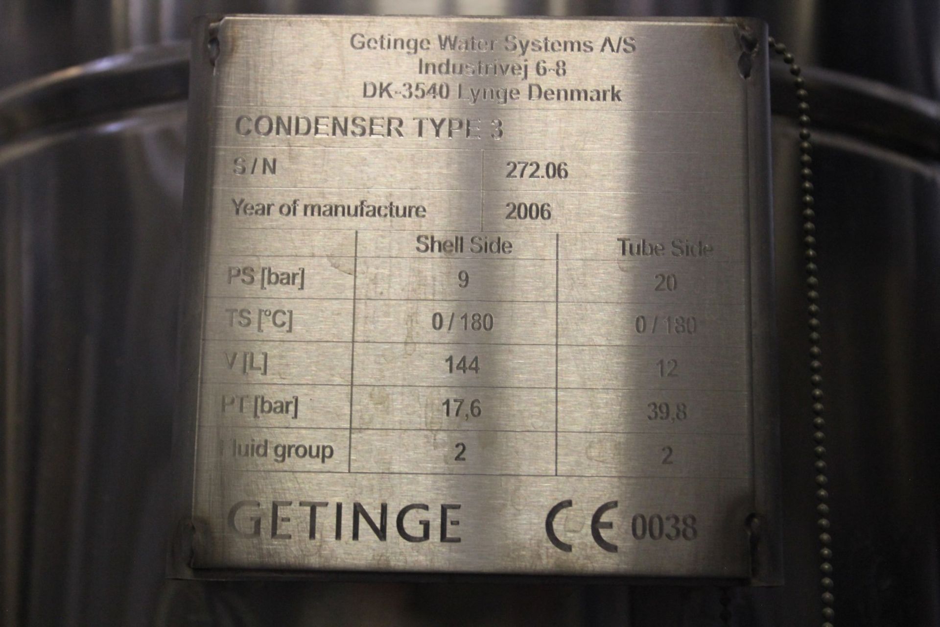 Gettinge MS750-5 Water Distillator, s/n 272.06, Allen Bradley Panelview Plus 1000 PLC Control, (5) - Bild 10 aus 19