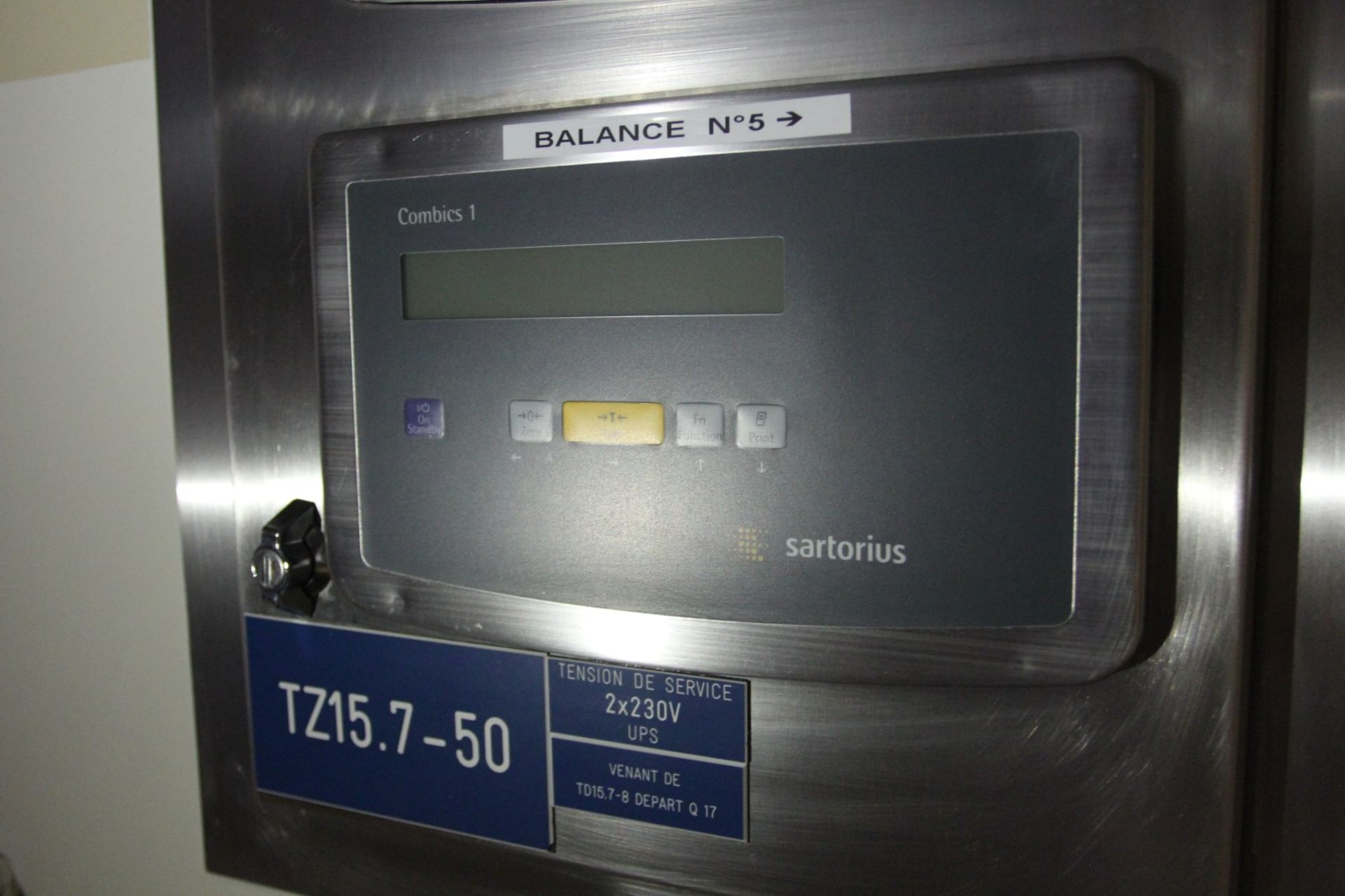 1500 kg Sartorius IFS4 1500NL Stainless Steel Floor Scale, s/n 17738327, 115cm x 100cm, Sartorius - Bild 4 aus 9