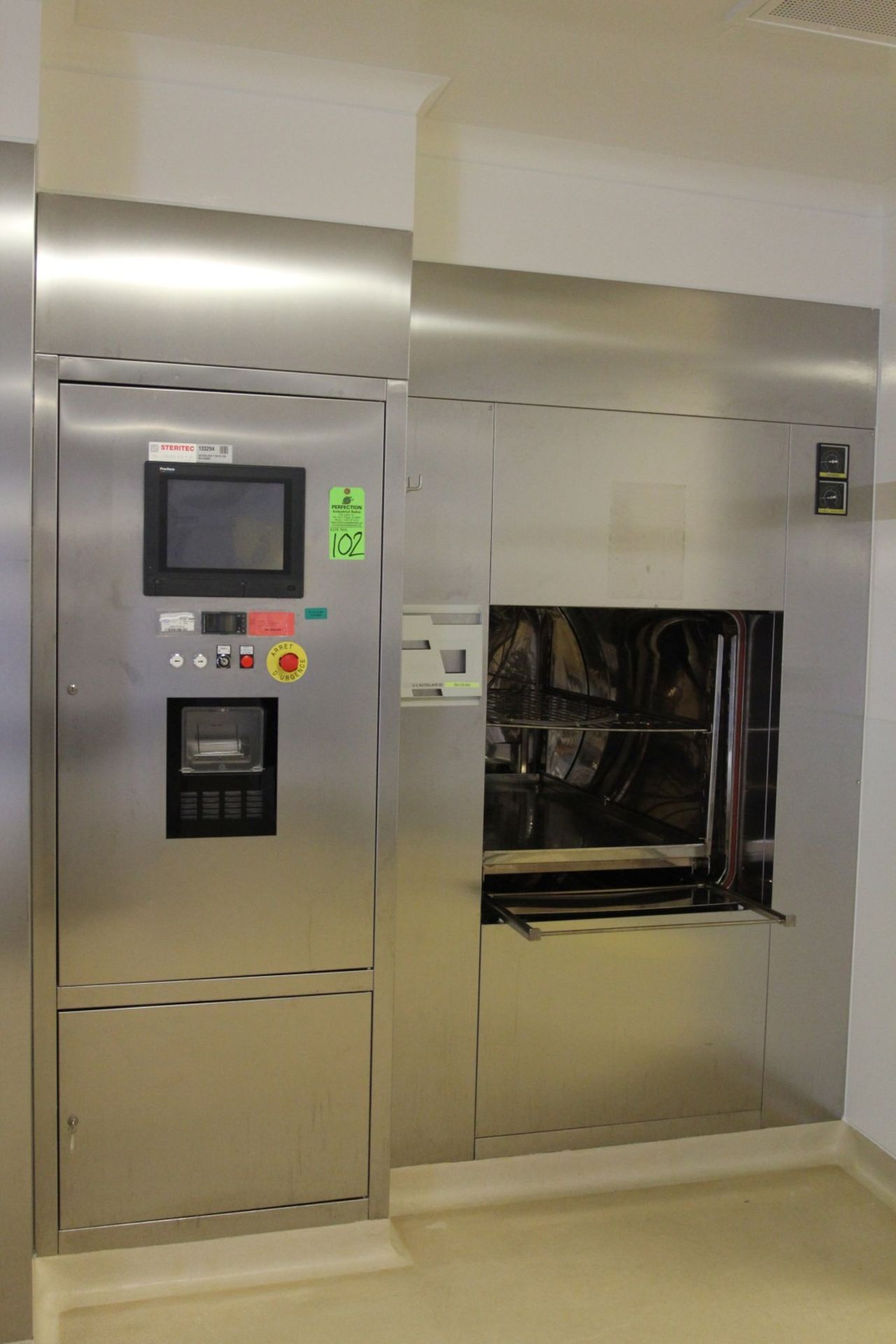 2005 Federgari RX15.159 Double Door Autoclave Saturated Steam Sterilizer, s/n NA1348N, ProFace