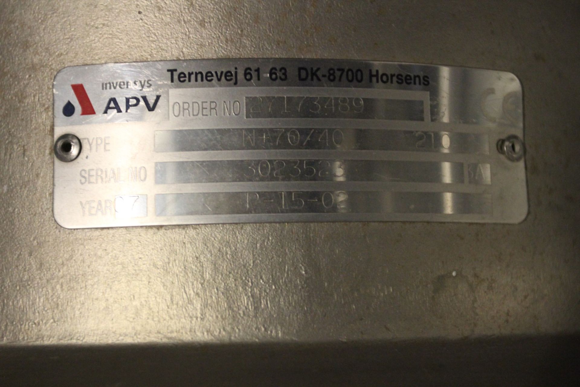 2007 Berson/3C France Stainless Steel Tank Return System, s/n 10749, 2005 3C France 8000 Liter Tank, - Image 5 of 9