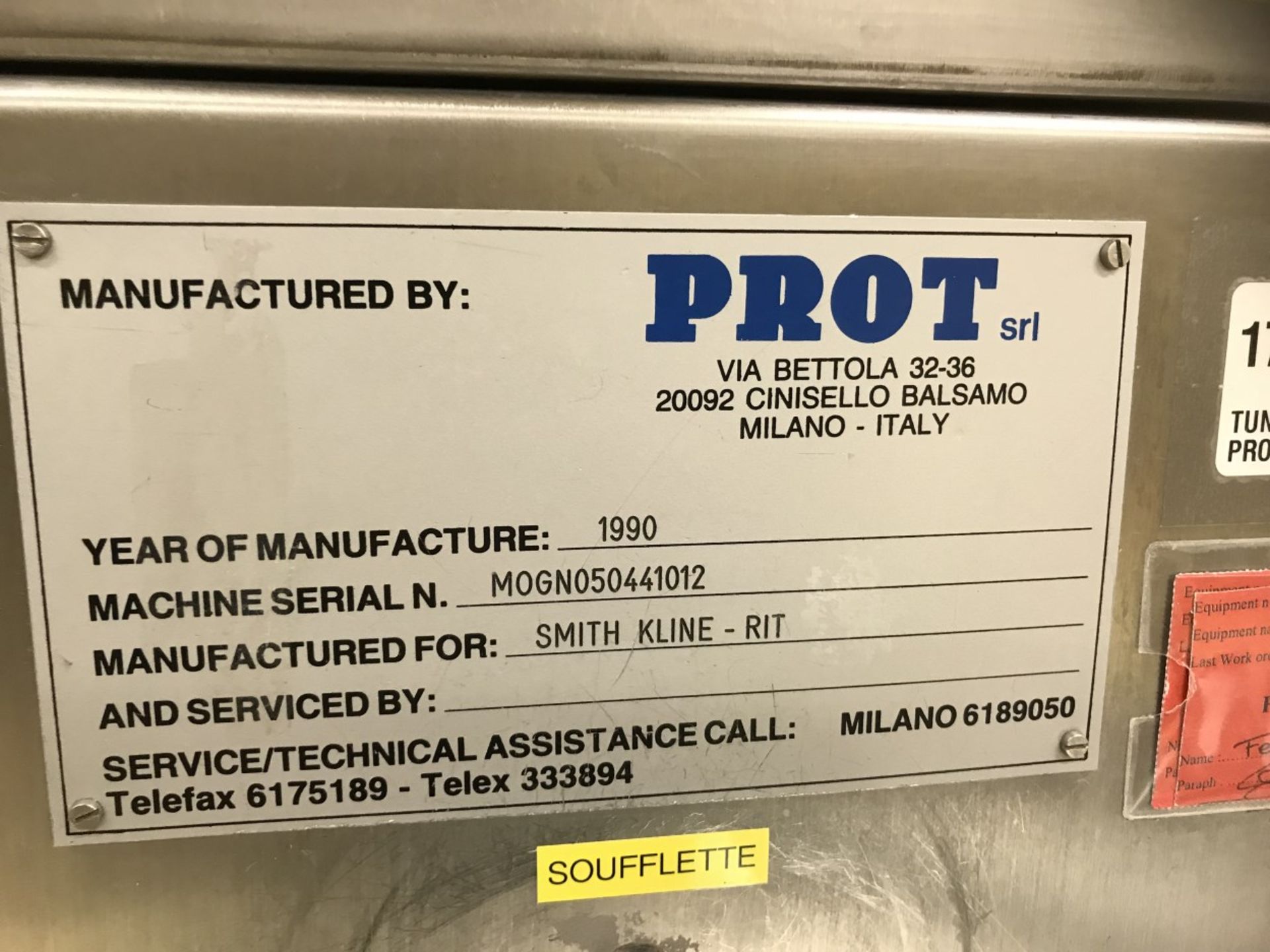 1990 Prot Syringe Washer System, s/n M0GN050441012's & MTN5D00001013, - Image 6 of 9
