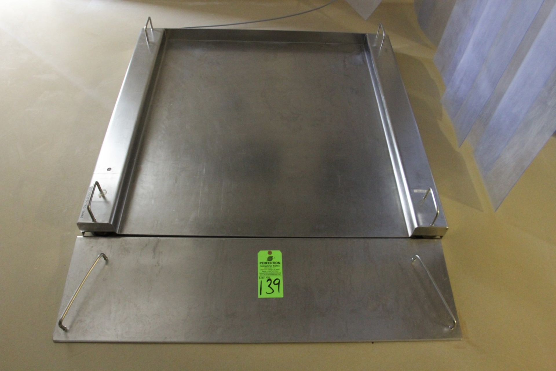 1500 kg Sartorius IFS4 1500NL Stainless Steel Floor Scale, s/n 17738327, 115cm x 100cm, Sartorius - Image 6 of 9