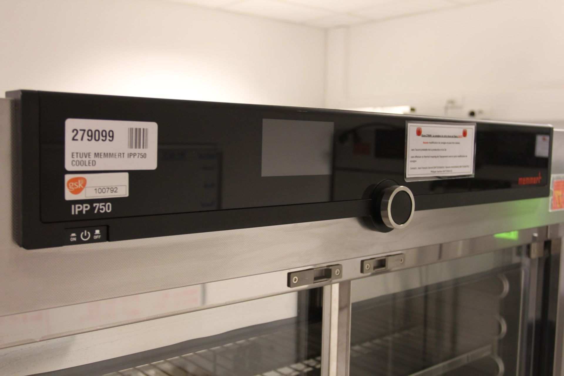 Memmert IPP 750 Incubator, s/n V813.0033, 70 Degree Celcius Max Temp - Image 3 of 4