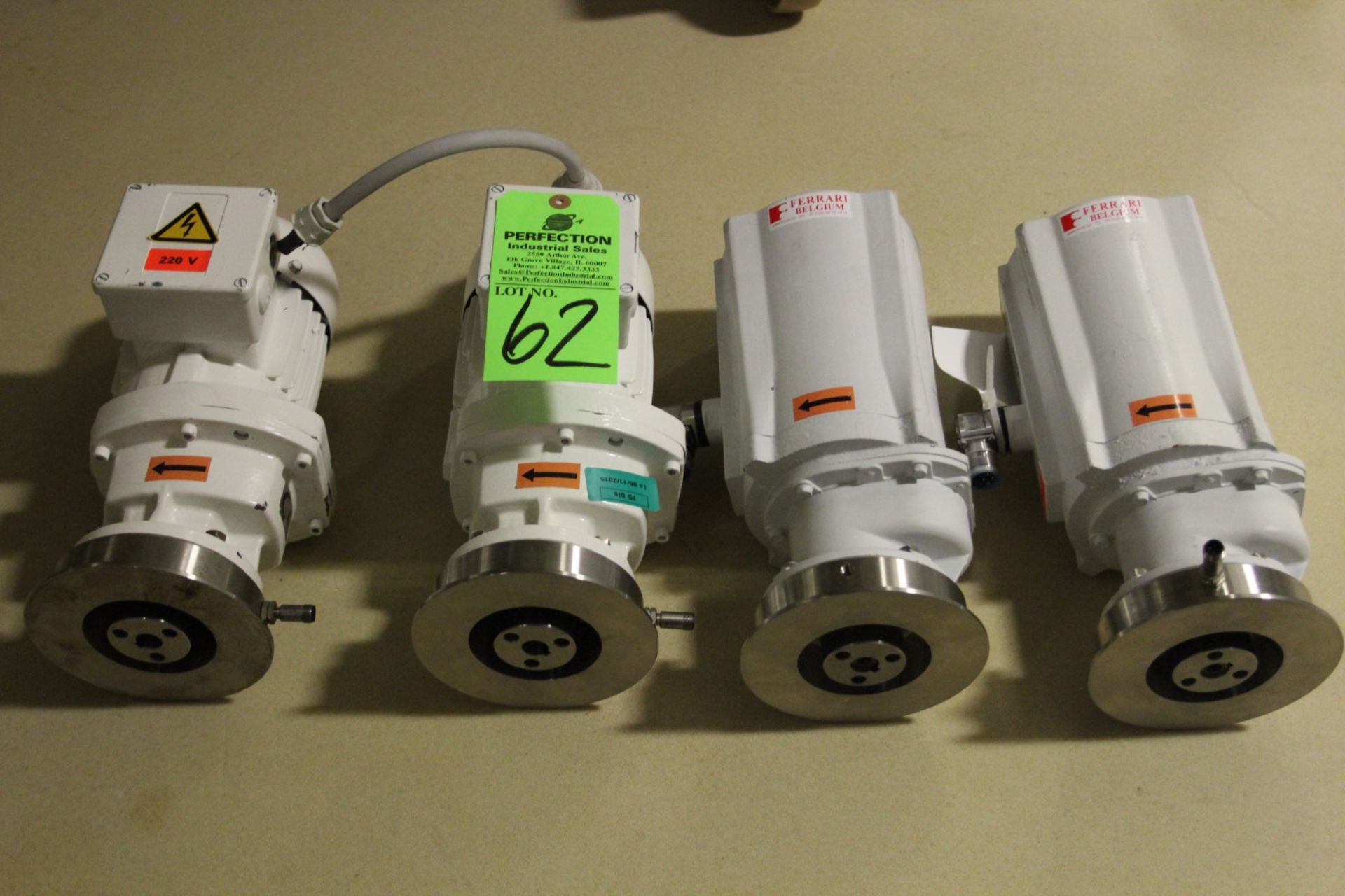 Lot of (4) .37 KW Electric Motor Pumps for Vessel, 50 Hz - Bild 2 aus 3