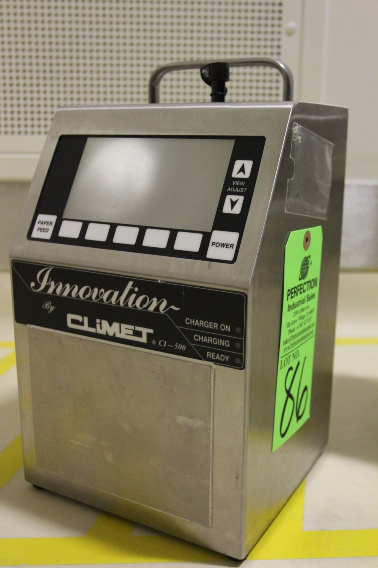 2009 Climet Innovation CI 500A Portable Laser Particle Counter, s/n 033773, Particle Sizes from .3mm