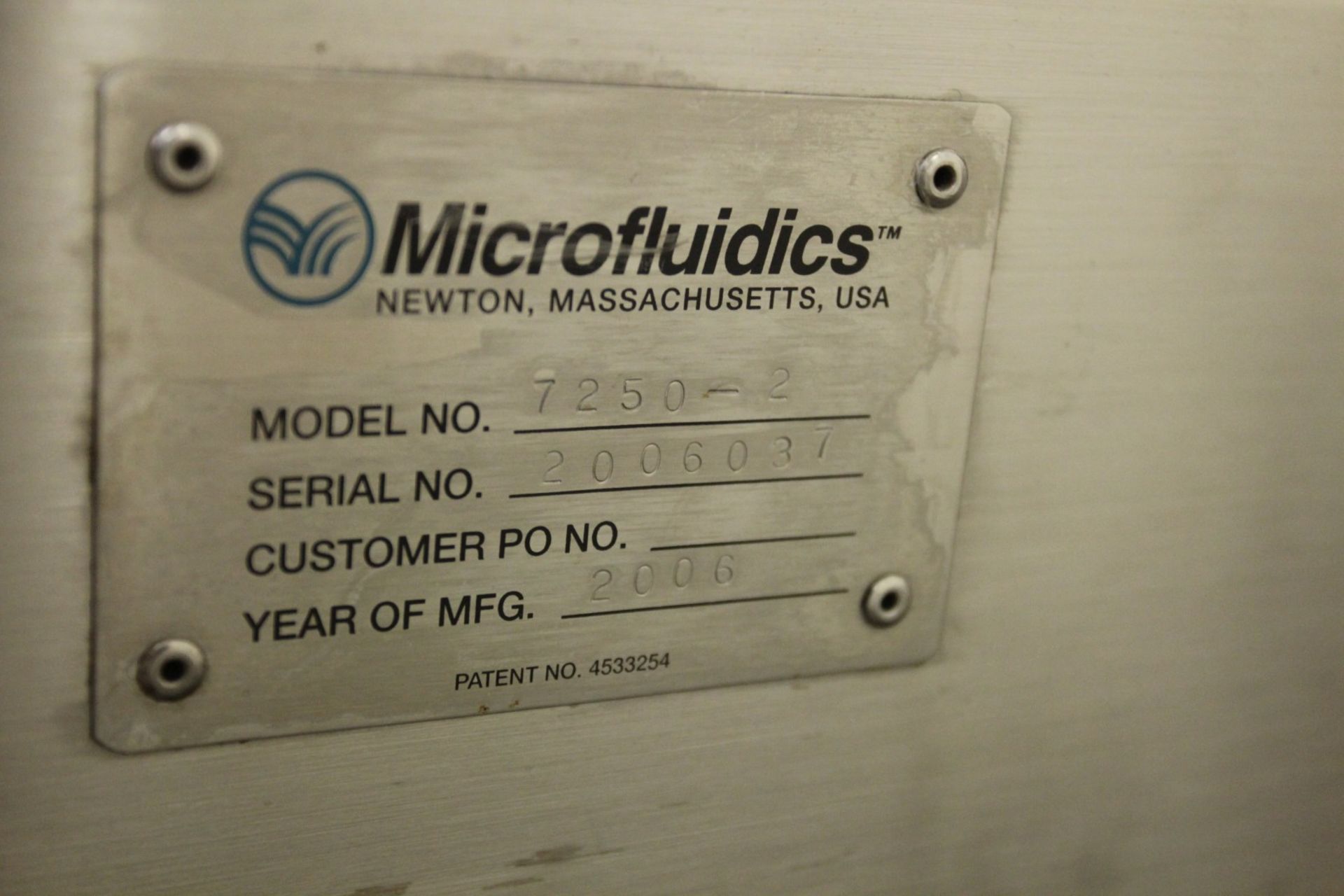 2006 Microfludics 7250-2 Microfluidizer Processor M-700 System, s/n 2006037 - Image 6 of 10