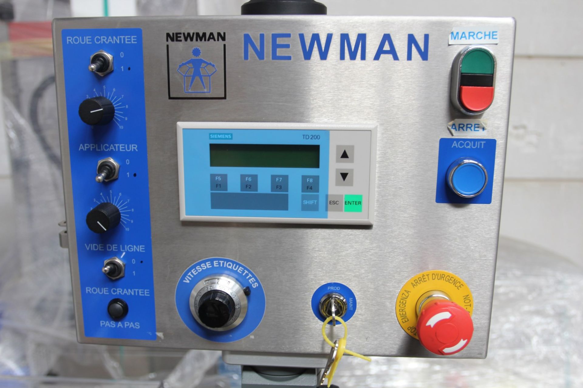 2011 Newman Labelling NVS Label System, s/n 11111, (Location: DK MOVES, Arthur De Coninckstraat 9, - Bild 5 aus 8