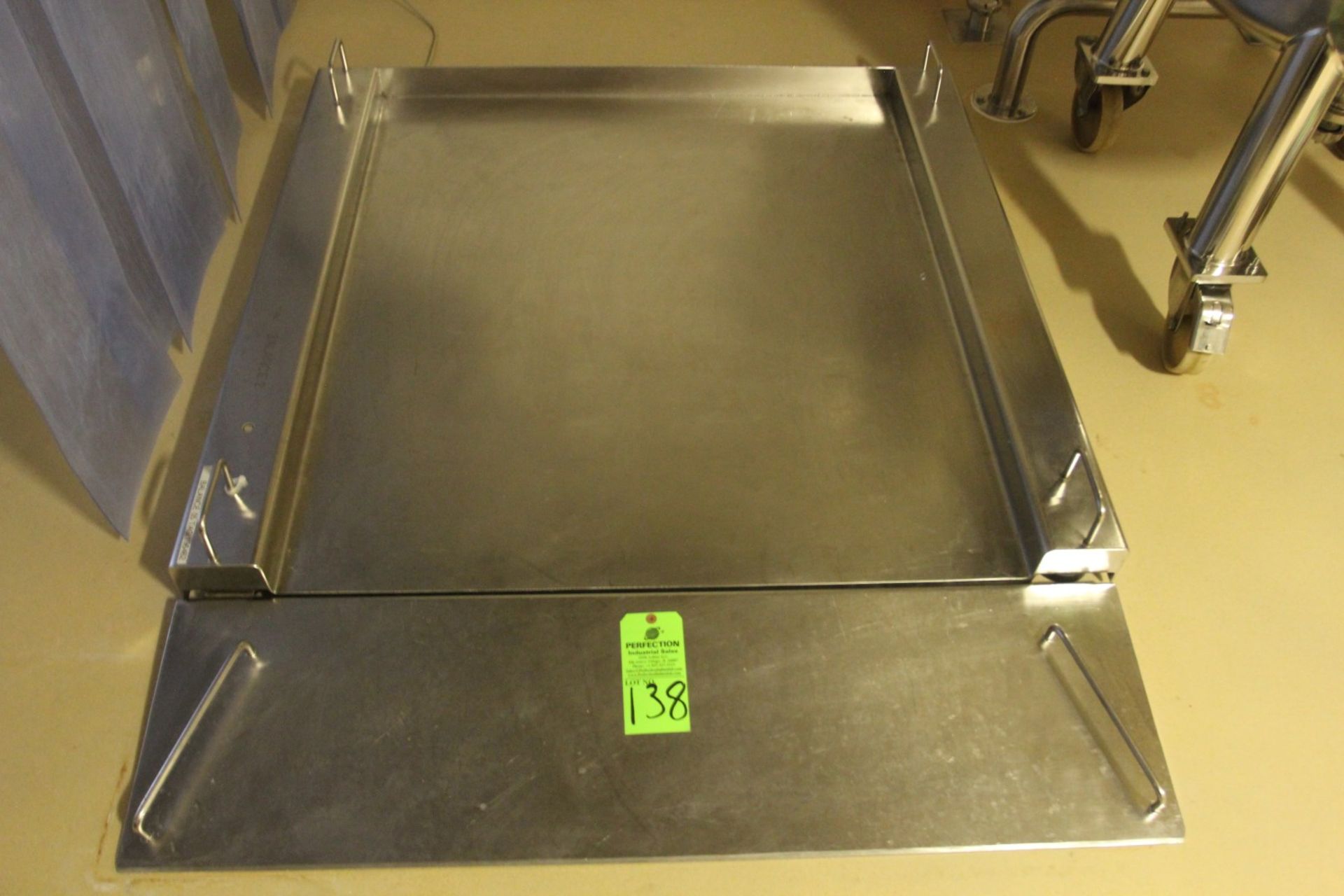 1500 kg Sartorius IFS4 1500NL Stainless Steel Floor Scale, s/n 17738327, 115cm x 100cm, Sartorius - Image 2 of 9