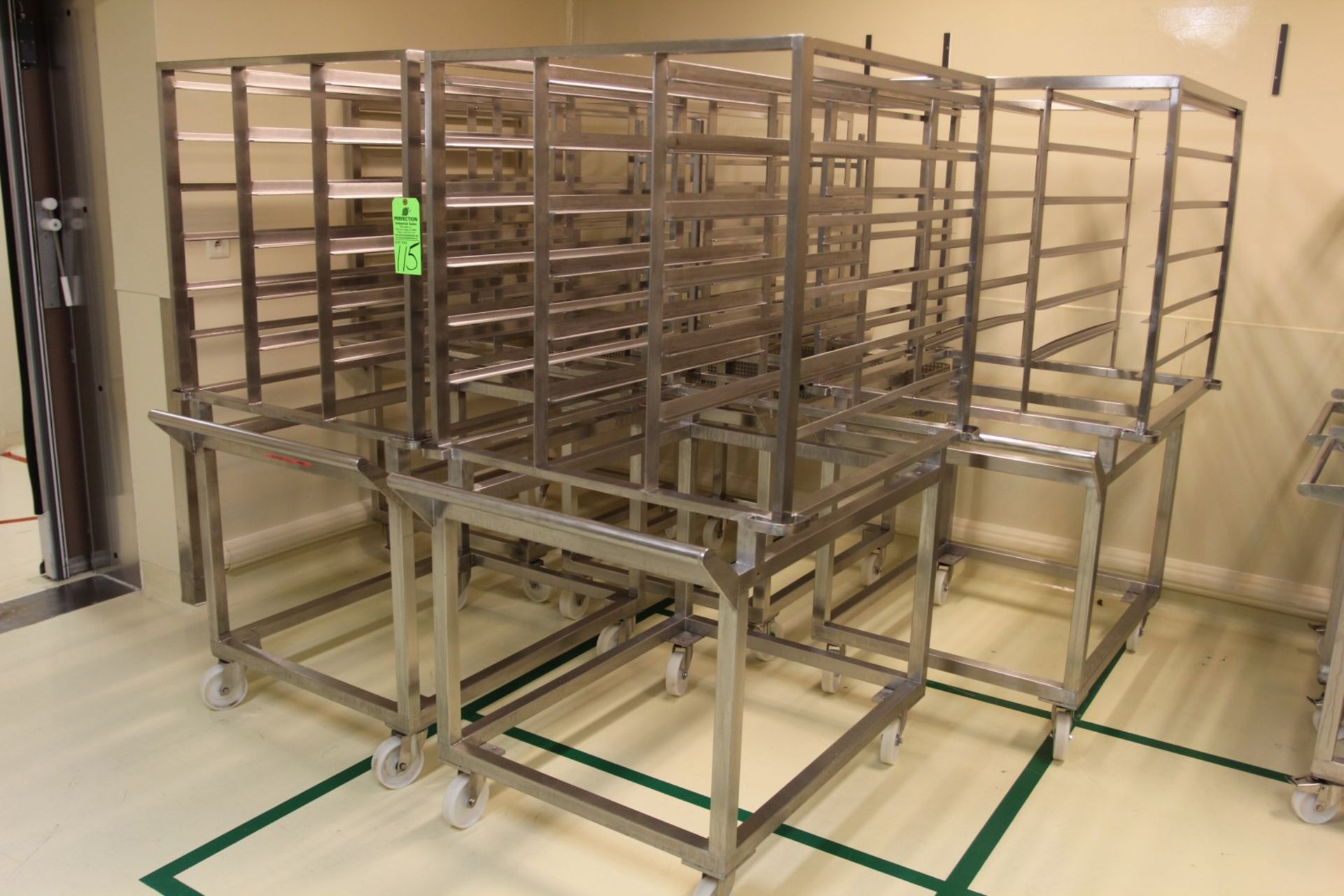 Lot of (5) Rolling Carts, 170 cm H x 81cm W x 95cm D