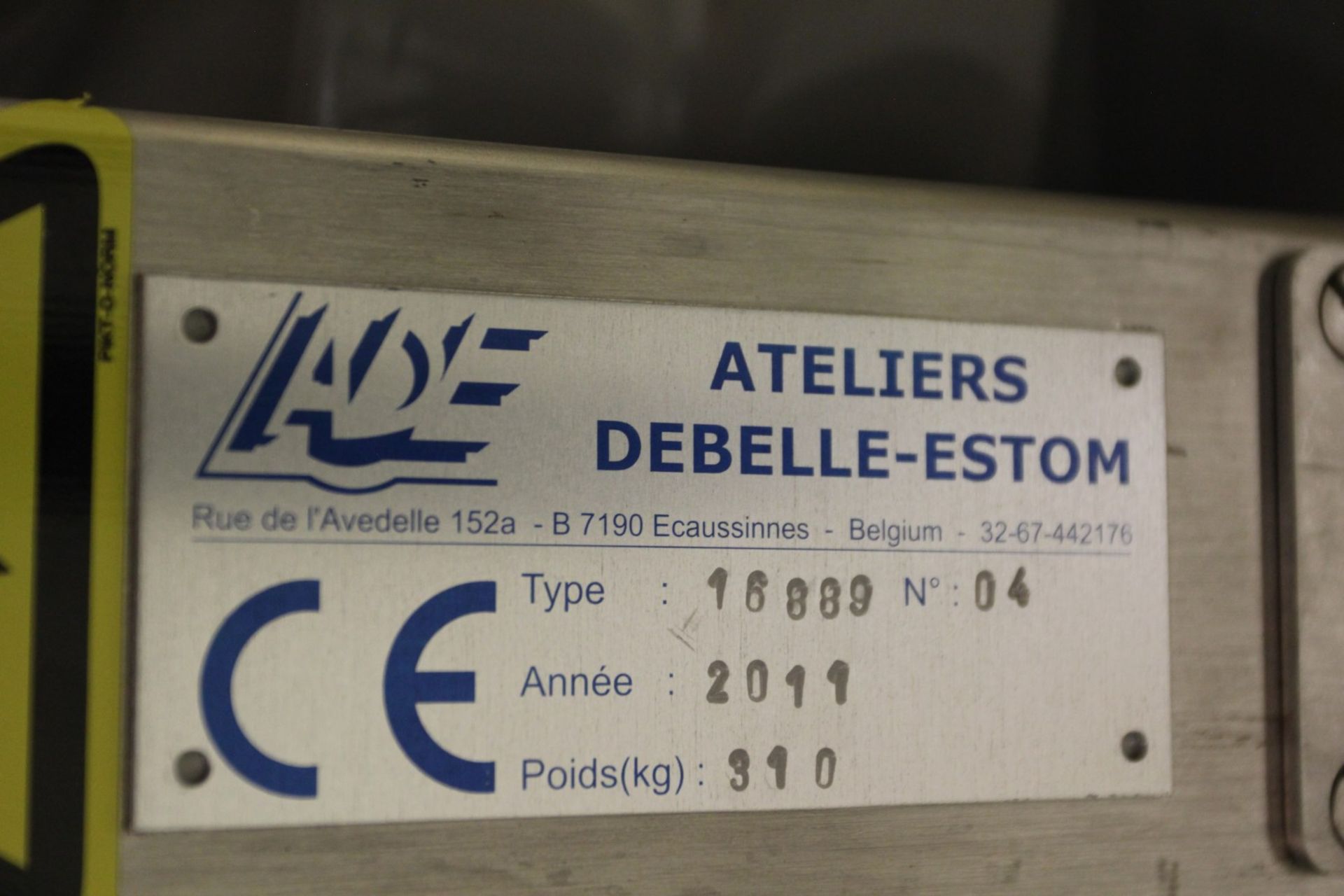 2011 ADE Ateliers Debelle-Estom 16889 Mobile Electric Lift Table, s/n 04 - Bild 4 aus 5