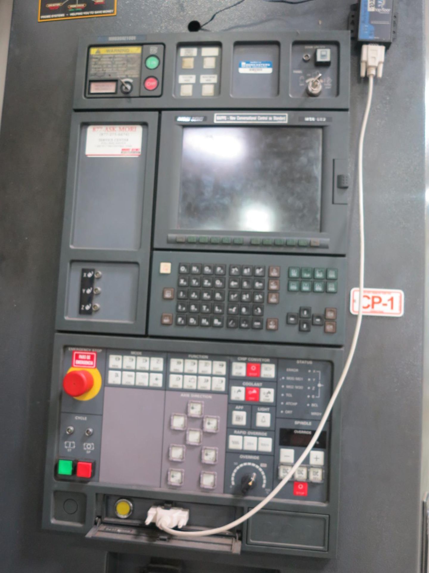 MORI-SEIKI MH-633 CNC Horizontal Machining Center, s/n na, Mori Seiki MSG-502 CNC Control, Chip - Image 6 of 17