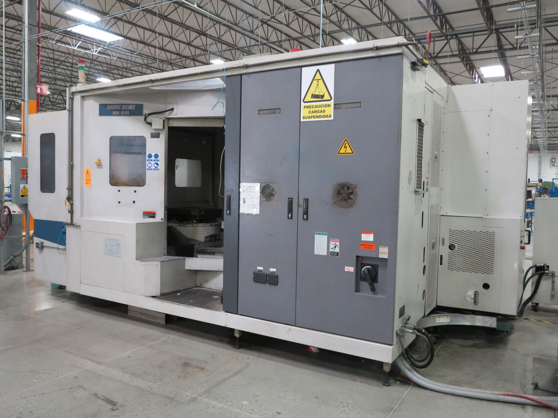 MORI-SEIKI MH-633 CNC Horizontal Machining Center, s/n na, Mori Seiki MSG-502 CNC Control, Chip - Image 3 of 17