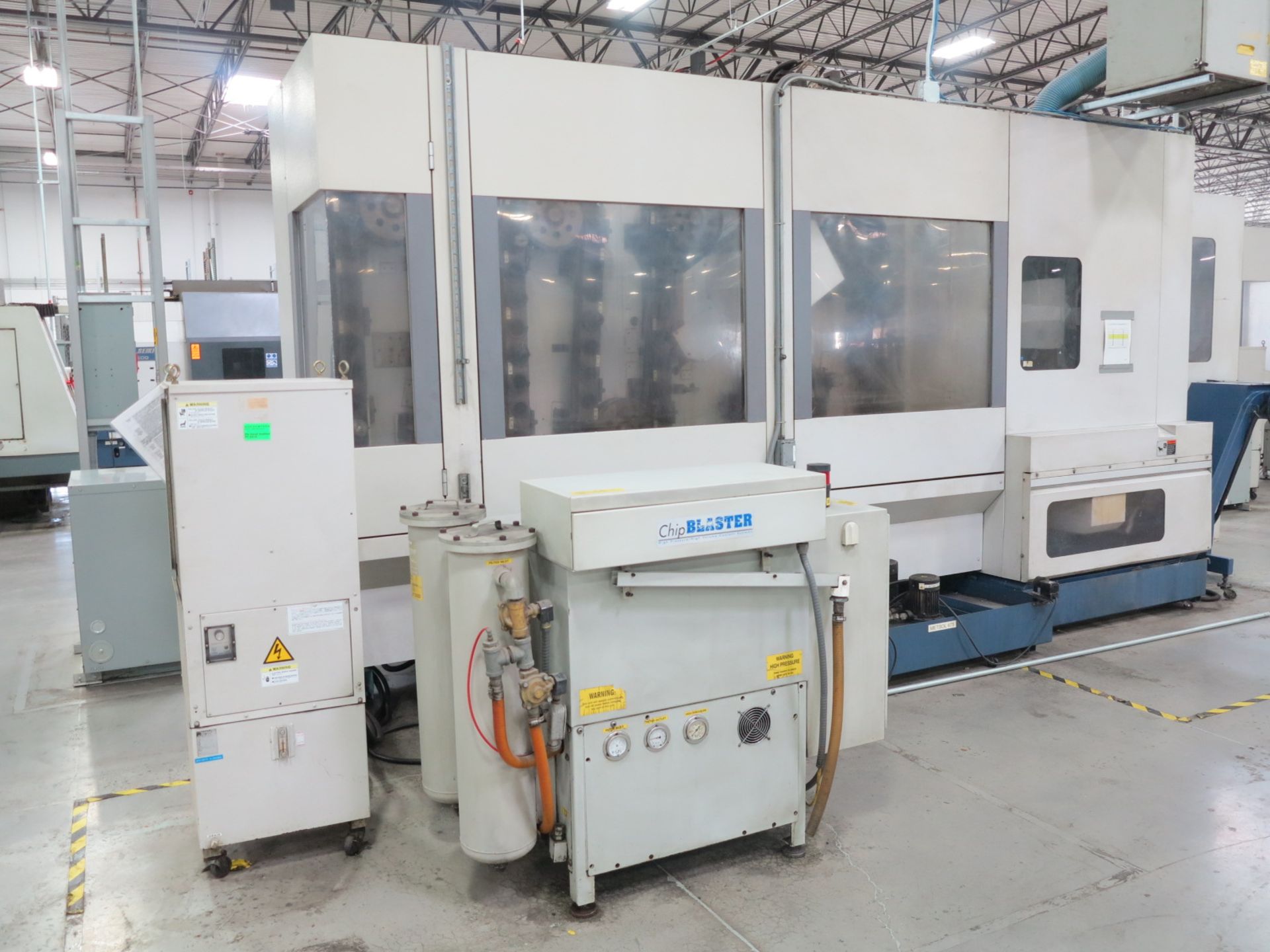 MORI-SEIKI MH-633 CNC Horizontal Machining Center, s/n na, Mori Seiki MSG-502 CNC Control, Chip - Image 4 of 17