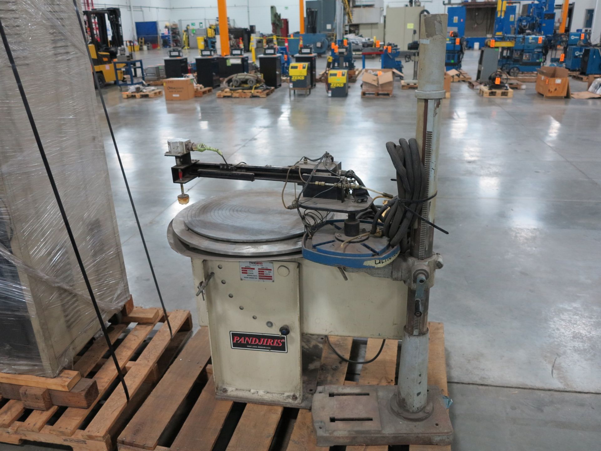 Pandjiris 12.5-F Ultrasonic Welder, s/n 11035X12-4, 28" Rotary Table, Control Cabinet - Image 3 of 5