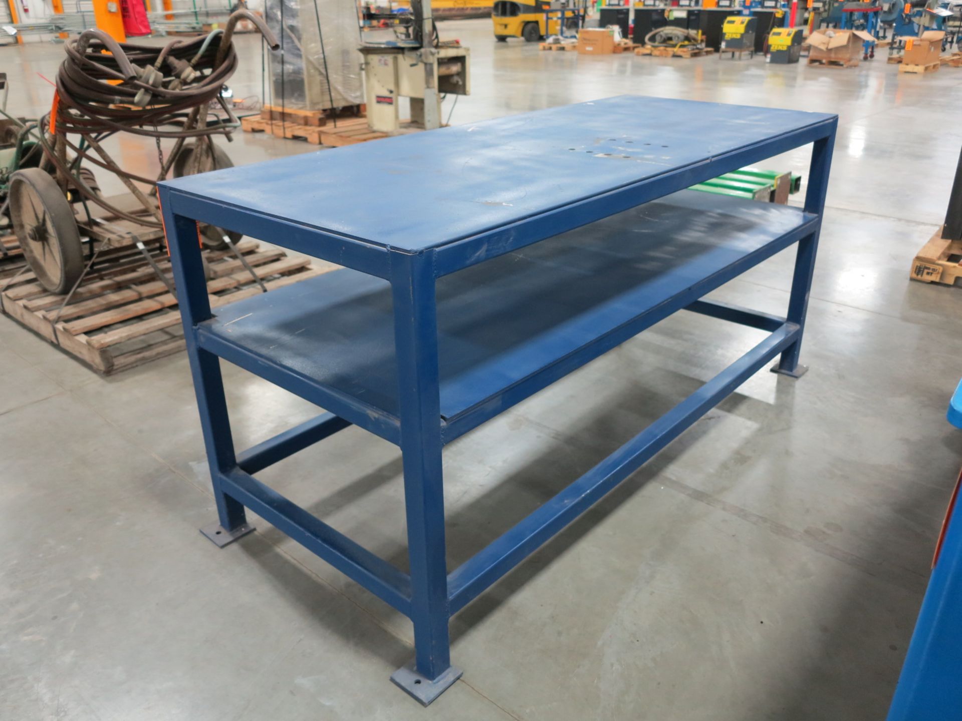 Metal Table on Casters, 72" x 30" x 36" - Image 2 of 2