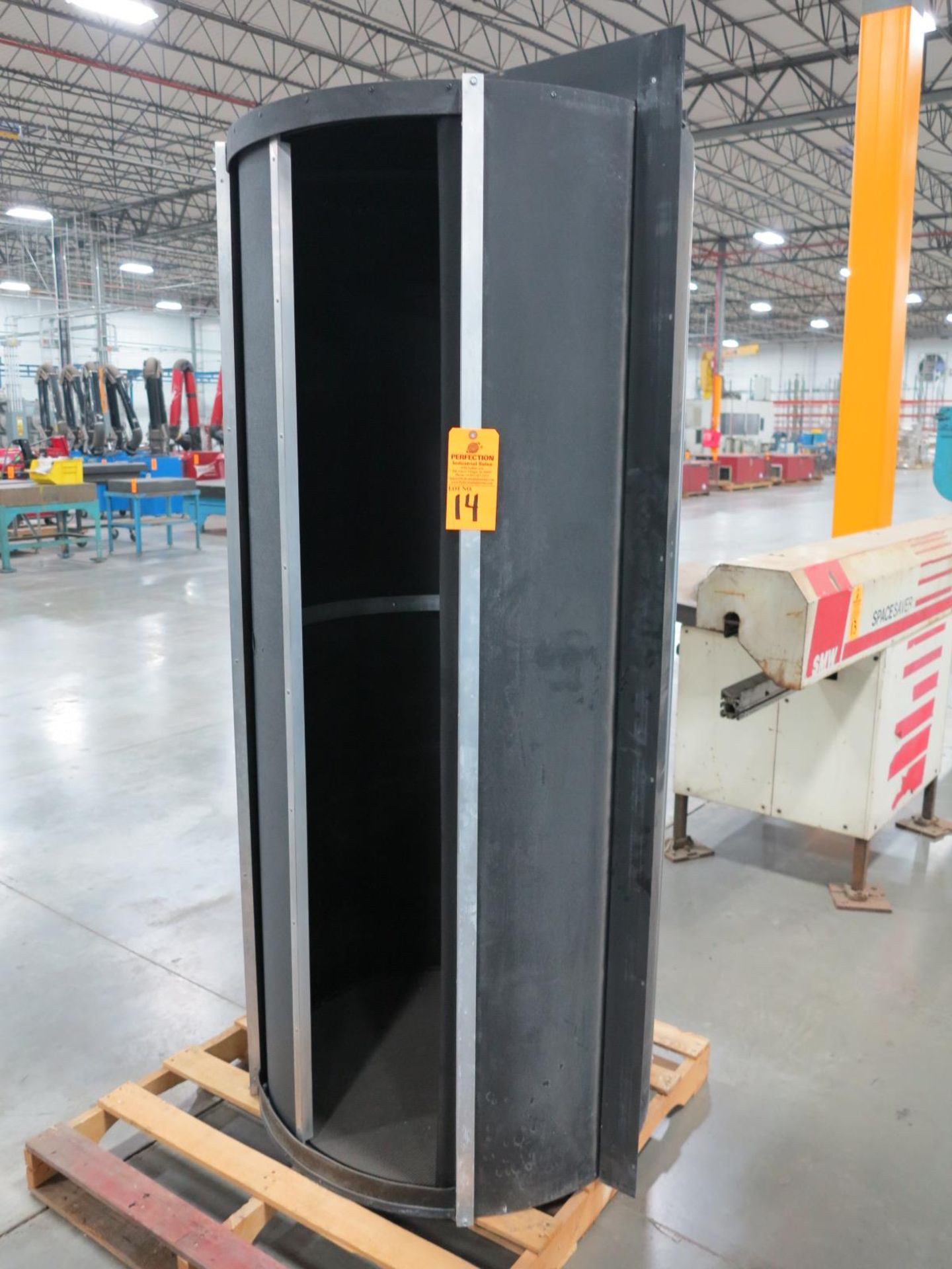 Revolving Dark room Door, 78" x 35" Man Opening