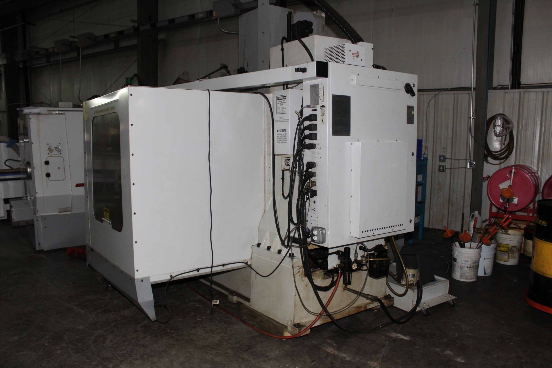 4-AXIS VERTICAL MACHINING CENTER, HAAS MDL. VF-3, new 3/1997, Haas CNC control, 18 x 48” table, 3, - Image 3 of 3