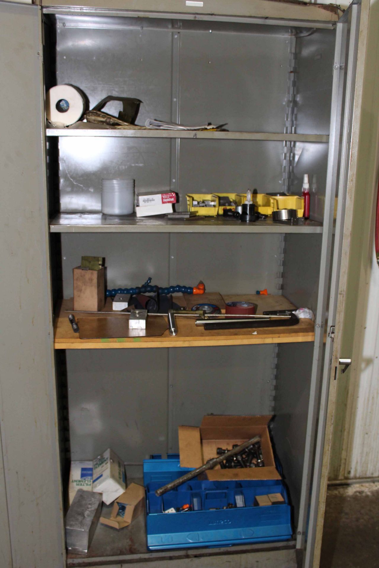 LOT OF METAL CABINETS, w/contents - Image 2 of 2