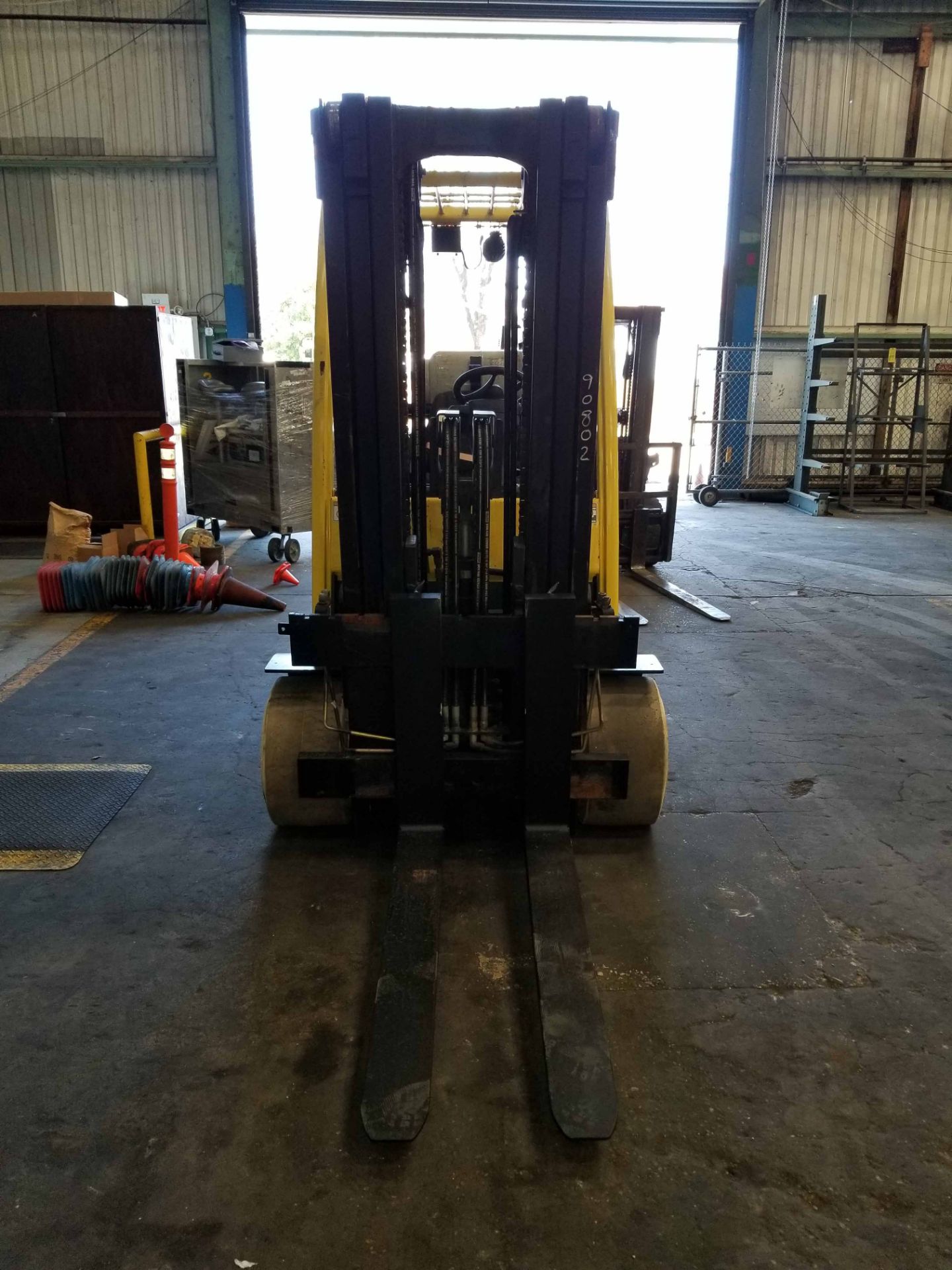 FORKLIFT, HYSTER 12,000 LB. CAP. MDL. S120FT, new 2011, LPG, 83” 3-stage mast, 163” max. lift - Image 2 of 4