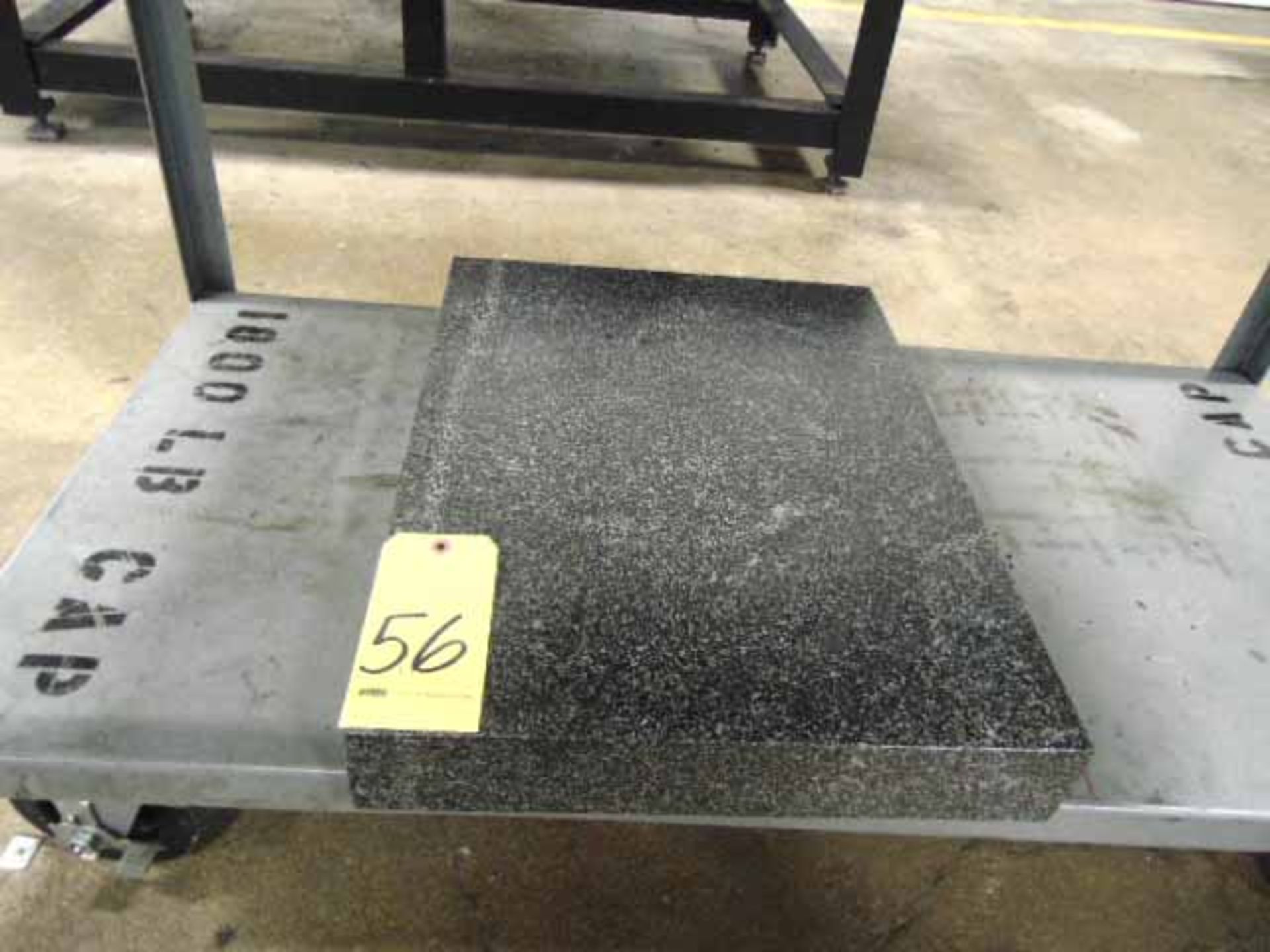 GRANITE SURFACE PLATE, 24” x 18” x 3” thk.