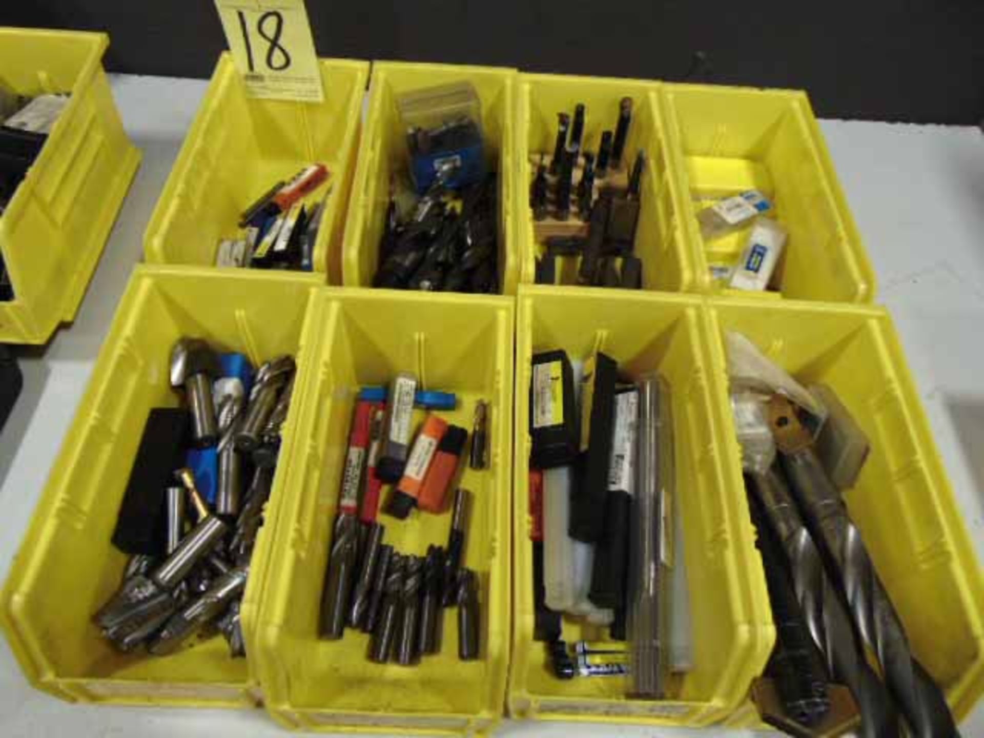LOT OF CUTTING TOOLS (in eight boxes)