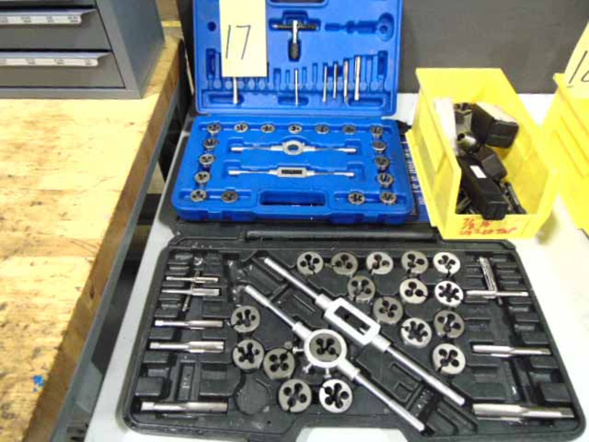 LOT OF TAP & DIE SETS, assorted