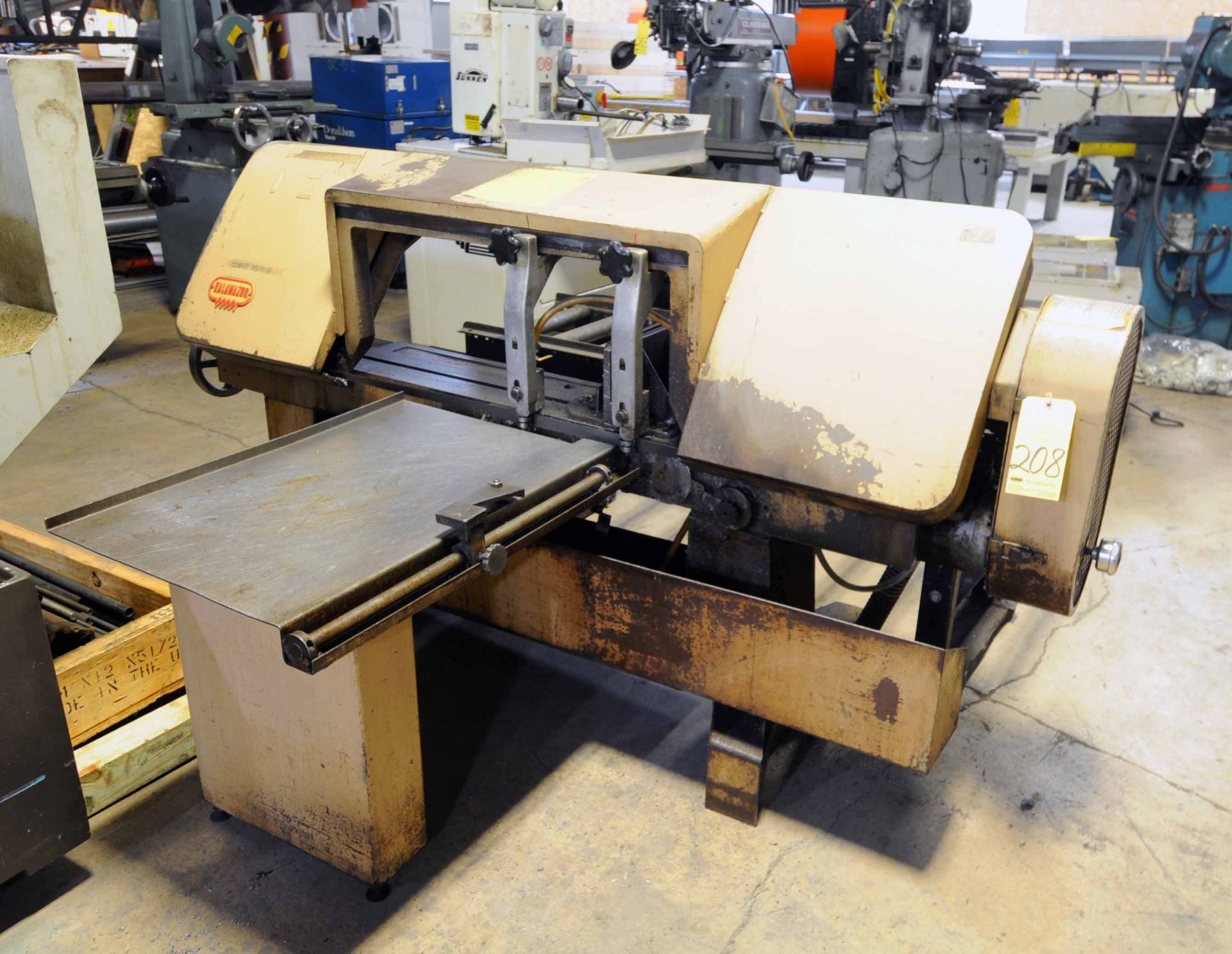 HORIZONTAL BANDSAW, KALAMAZOO MDL. 13AW, 13” rd. cap., approx. 12” x 24” rect. cap., 1” blade