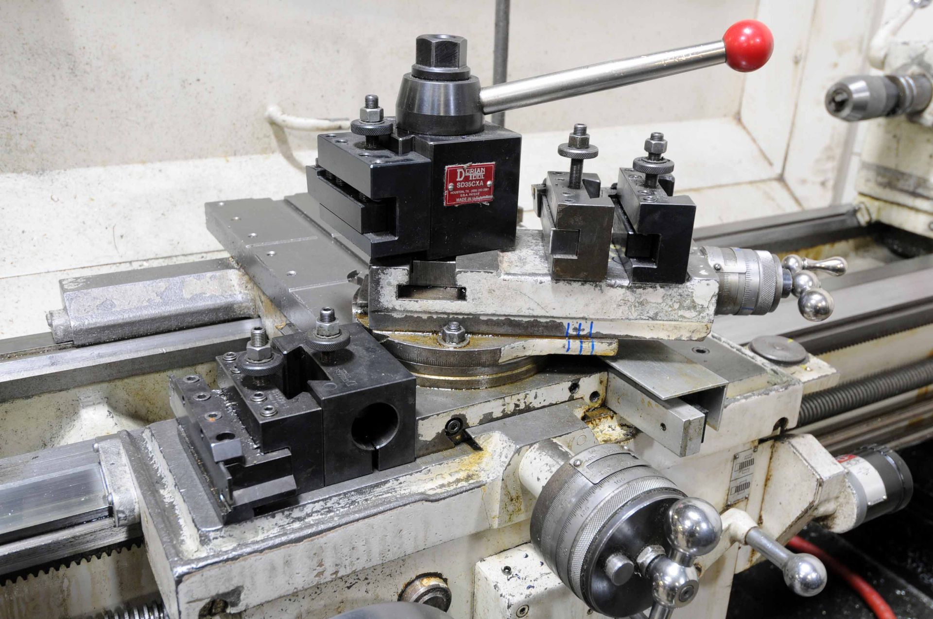 ENGINE LATHE, LEBLOND MAKINO REGAL 15” X 60”, 9” sw. over crosslide, 2-1/4” spdl. bore, spds: 45- - Image 6 of 6