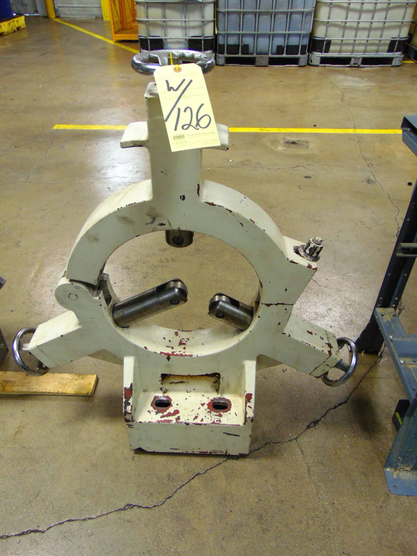HOLLOW SPINDLE LATHE, SUMMIT MDL. 42-14X/120, new 2014, 42” sw. over bed, 29.5” sw. over - Image 22 of 24