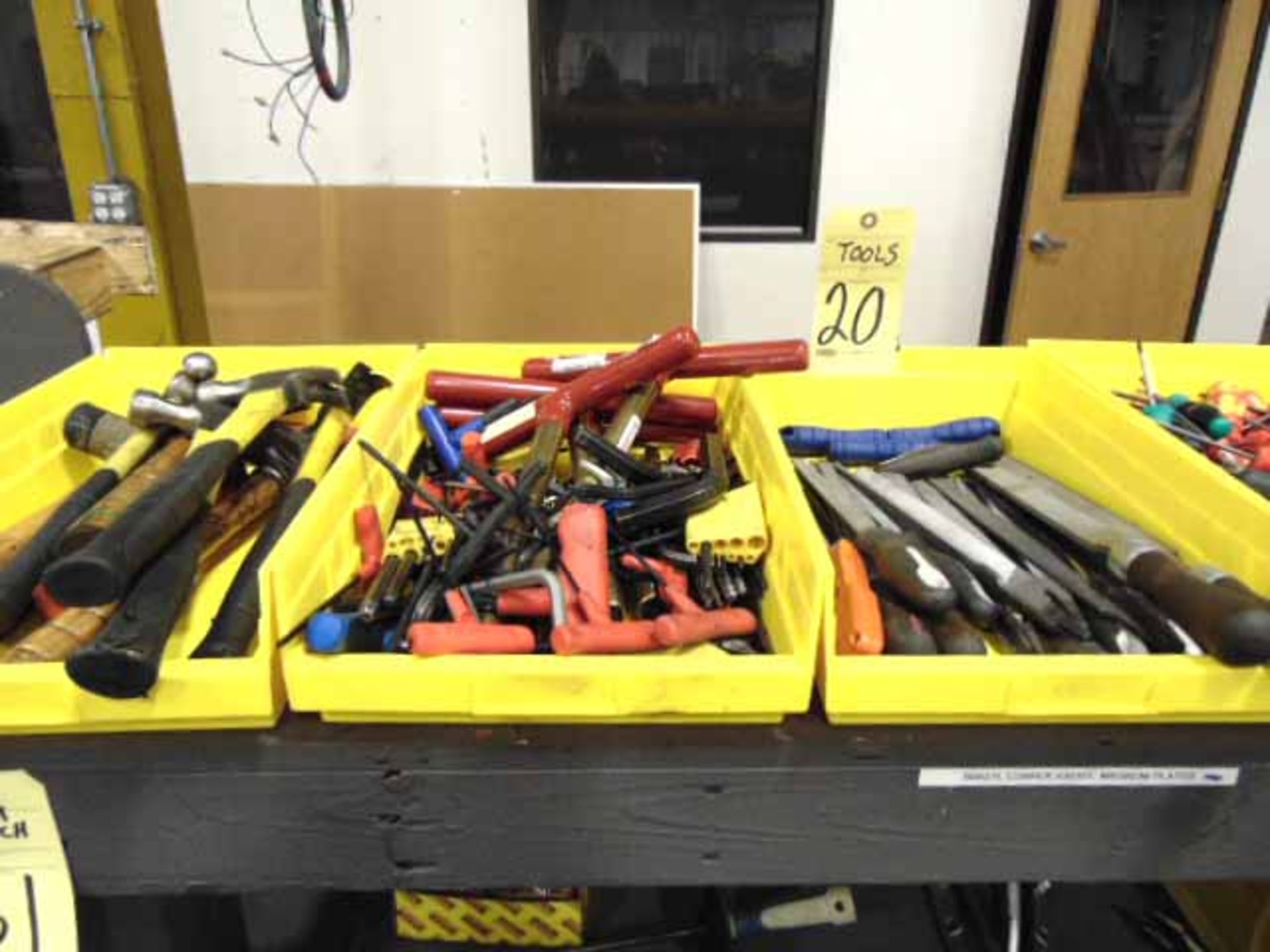 LOT OF HAND TOOLS, assorted (located on rack - rack not included) - Image 2 of 3