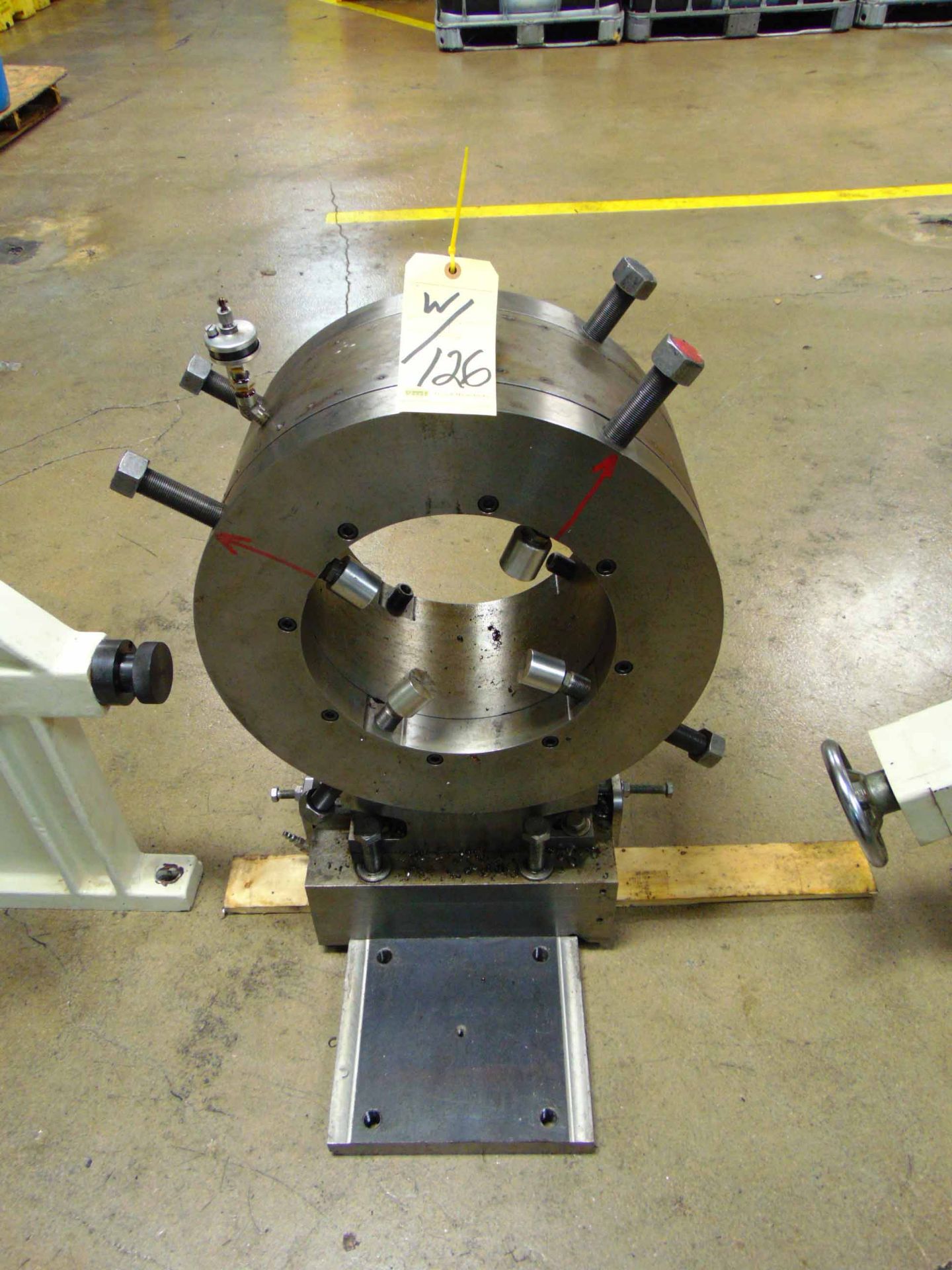 HOLLOW SPINDLE LATHE, SUMMIT MDL. 42-14X/120, new 2014, 42” sw. over bed, 29.5” sw. over - Image 23 of 24