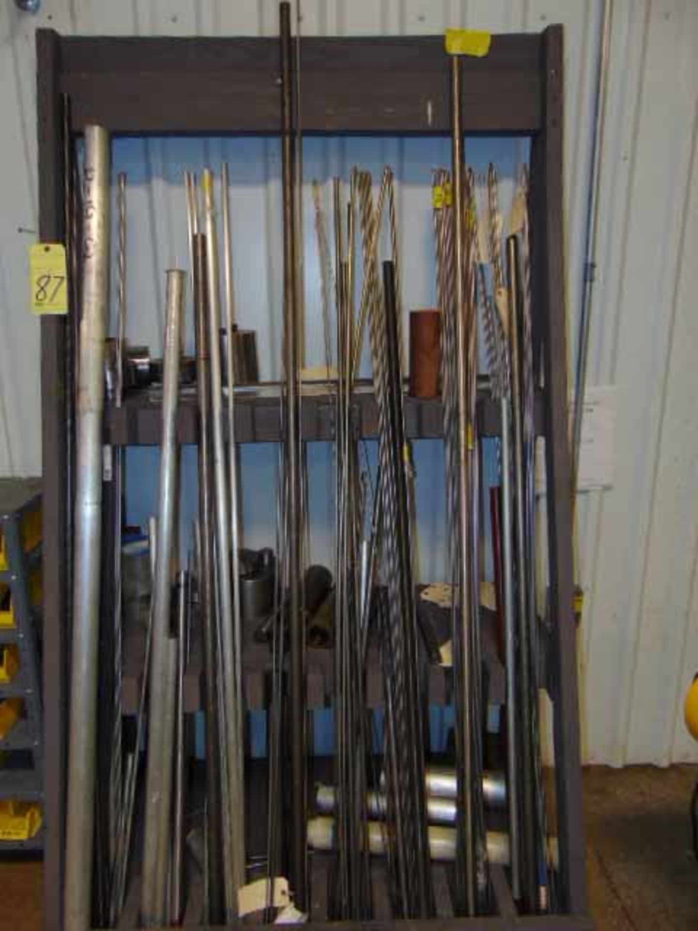 RACK, w/assorted steel