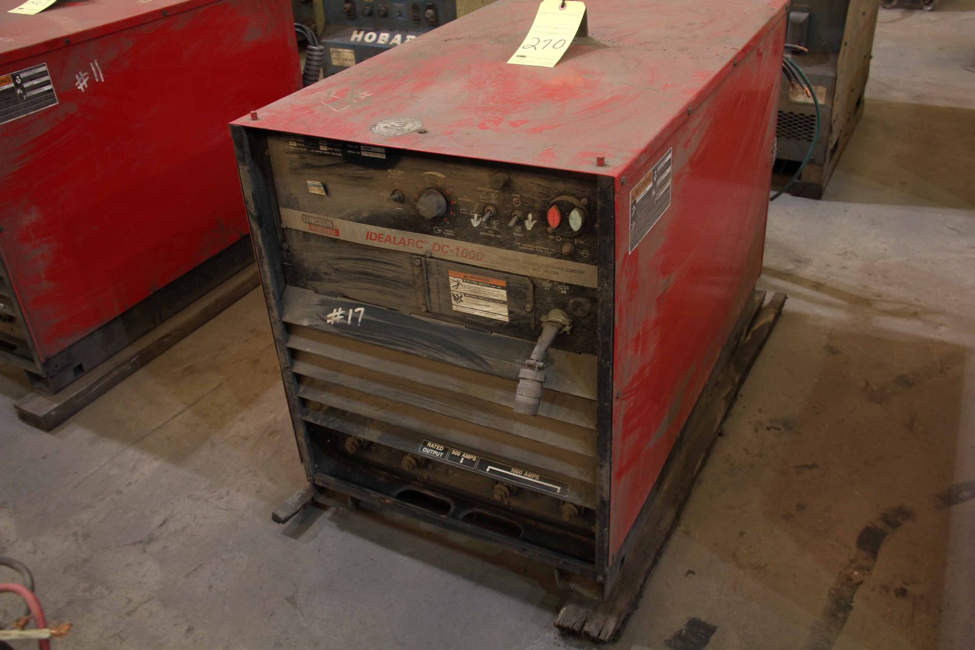 SUB-ARC WELDER, LINCOLN MDL. IDEALARC DC1000, 1,000 amps @ 44 v. rated output, 100% duty cycle, - Image 2 of 2