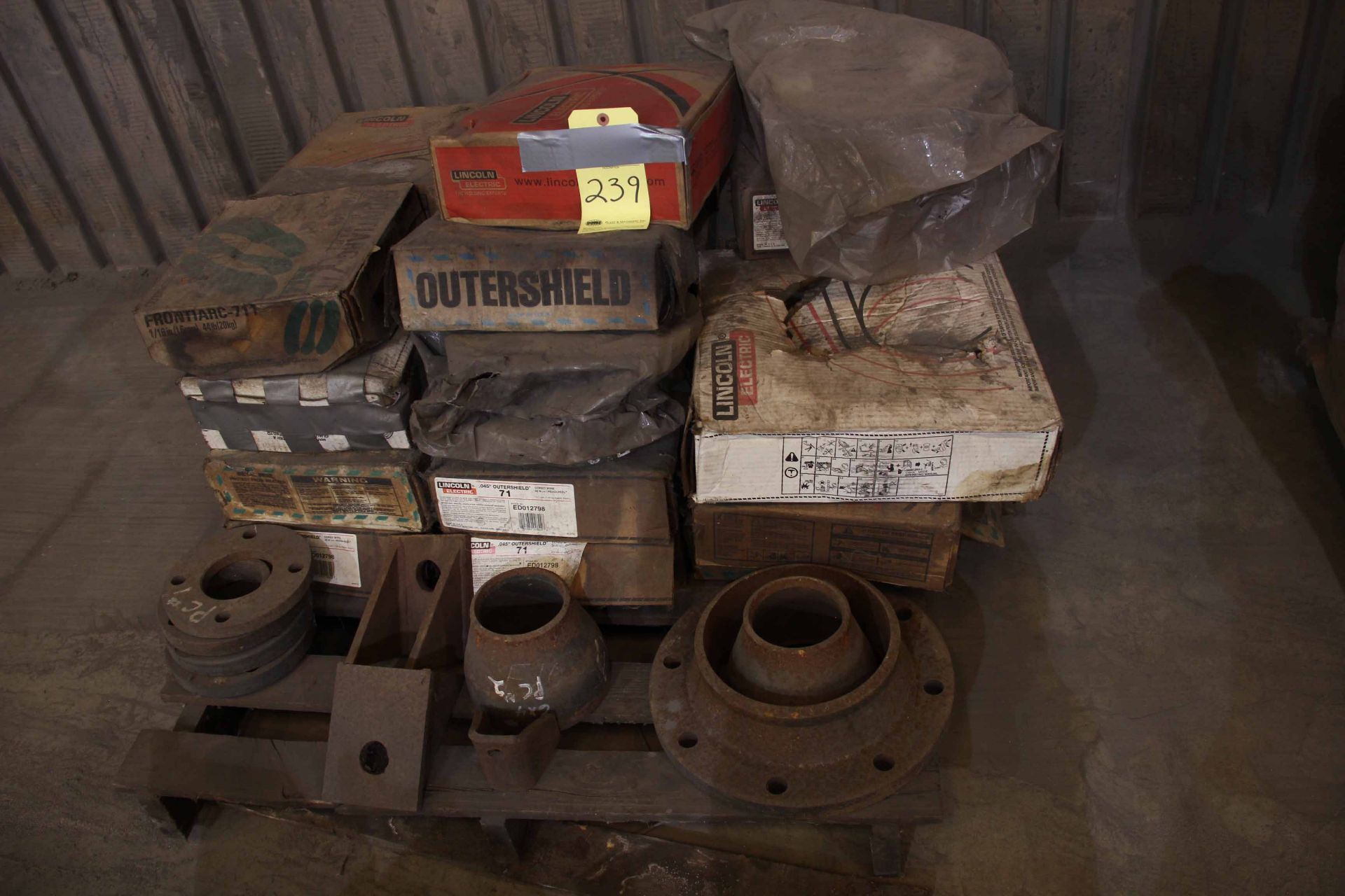 LOT CONSISTING OF: misc. welding wire, etc.