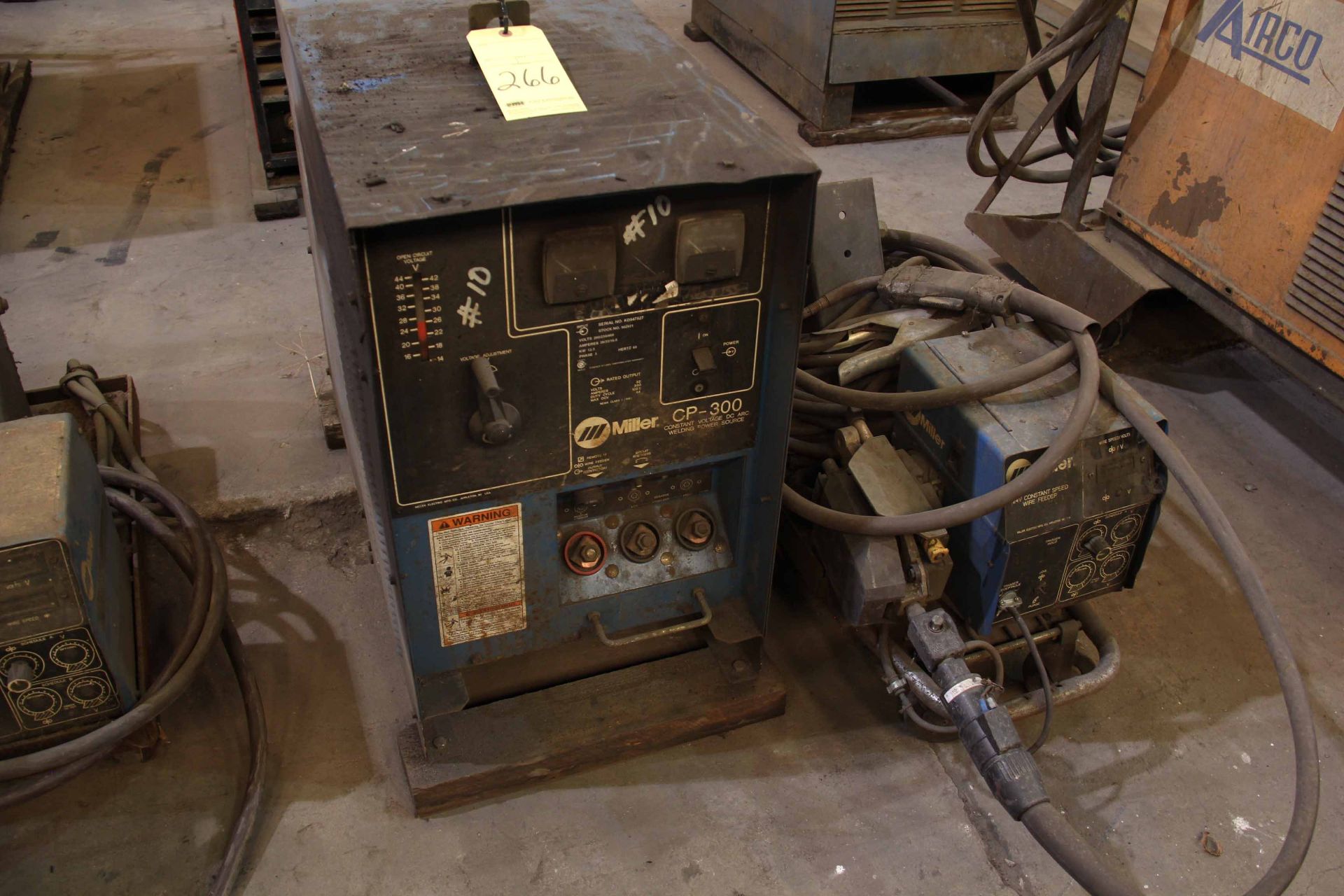 MIG WELDER, MILLER MDL. CP300, 300 amps @ 32 v. rated output, 100% duty cycle, Miller Mdl. S60 - Image 2 of 2