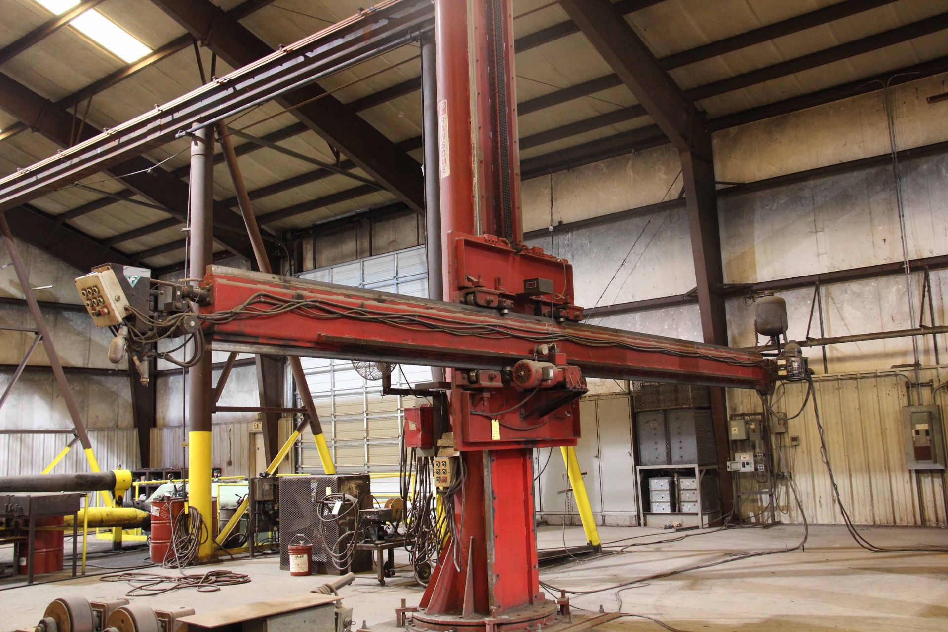 WELDING MANIPULATOR, RANSOME MDL. SHD12X21 (SUPER HEAVY DUTY), new 2001, 12' vert. travel, 21'