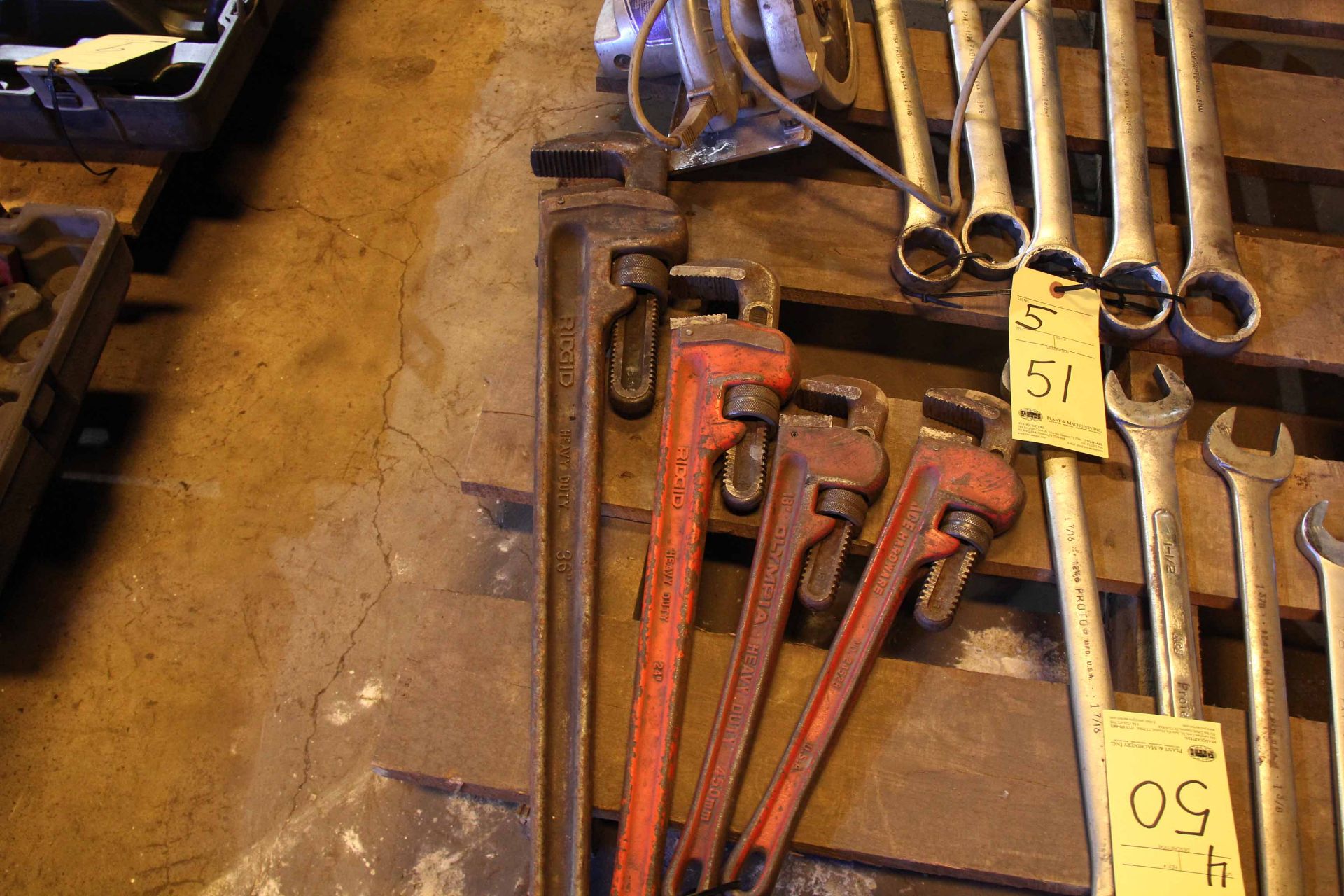 LOT OF PIPE WRENCHES (4) - Image 2 of 2