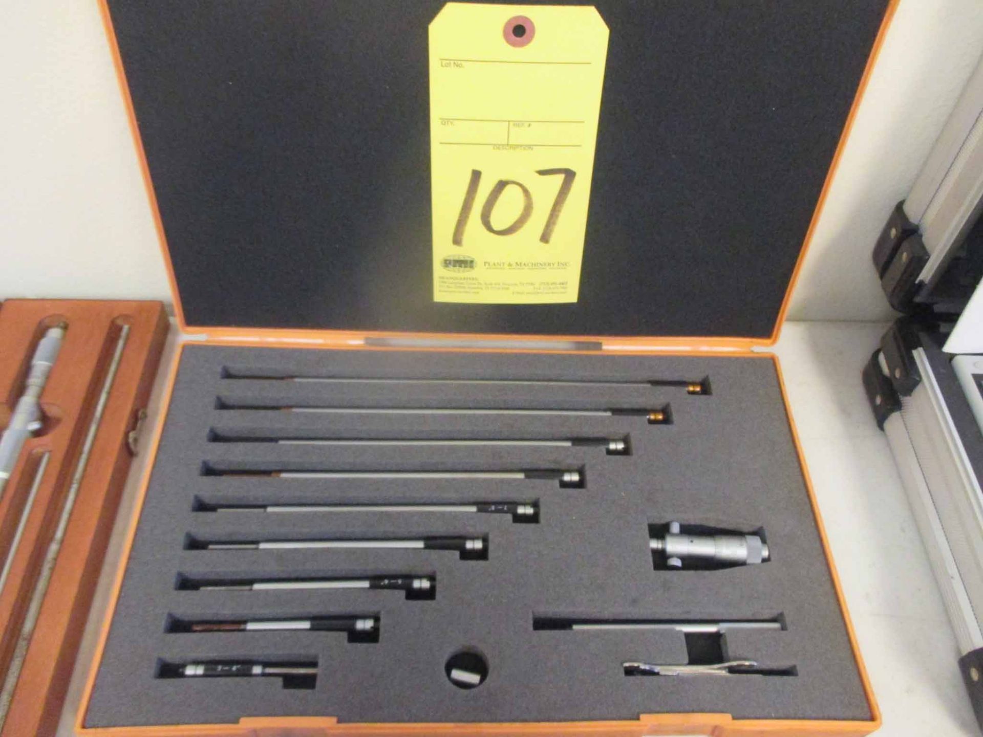 I.D. MICROMETER SET, MITUTOYO, 3" to 12"