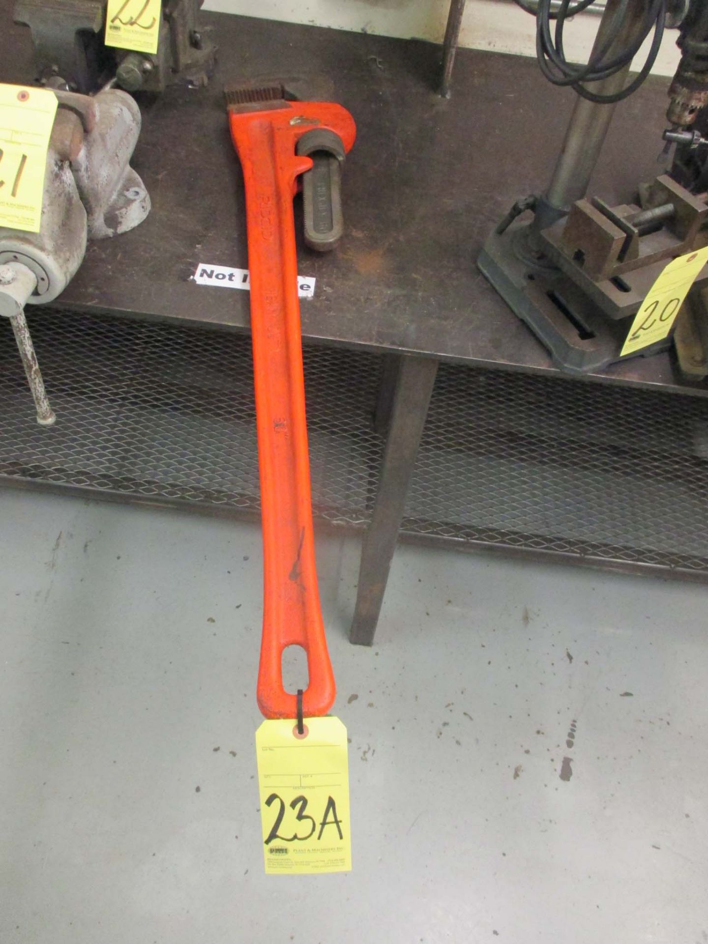 PIPE WRENCH, RIDGID 60"