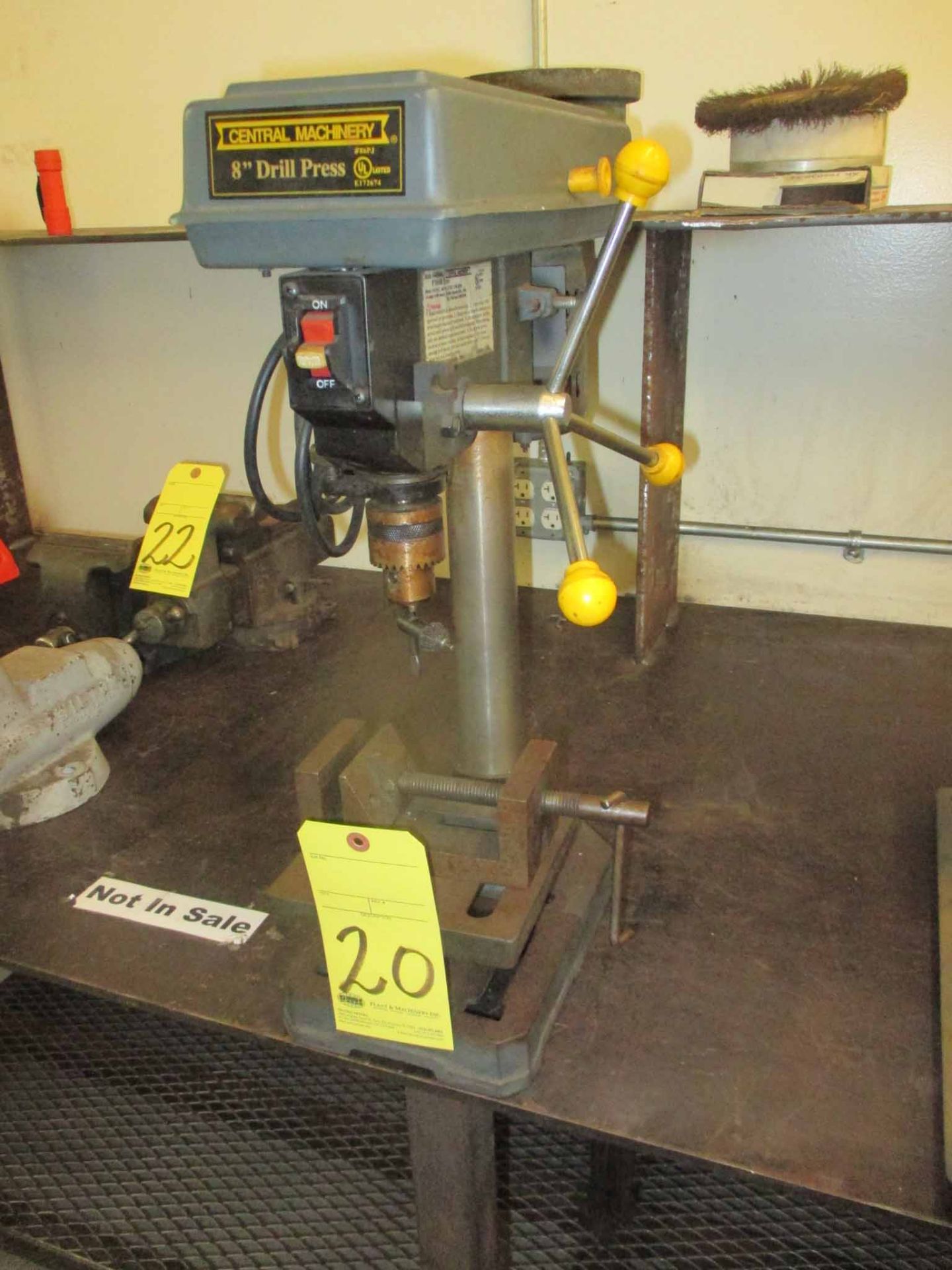 BENCH TOP DRILL PRESS, CENTRAL MACHINERY 8"