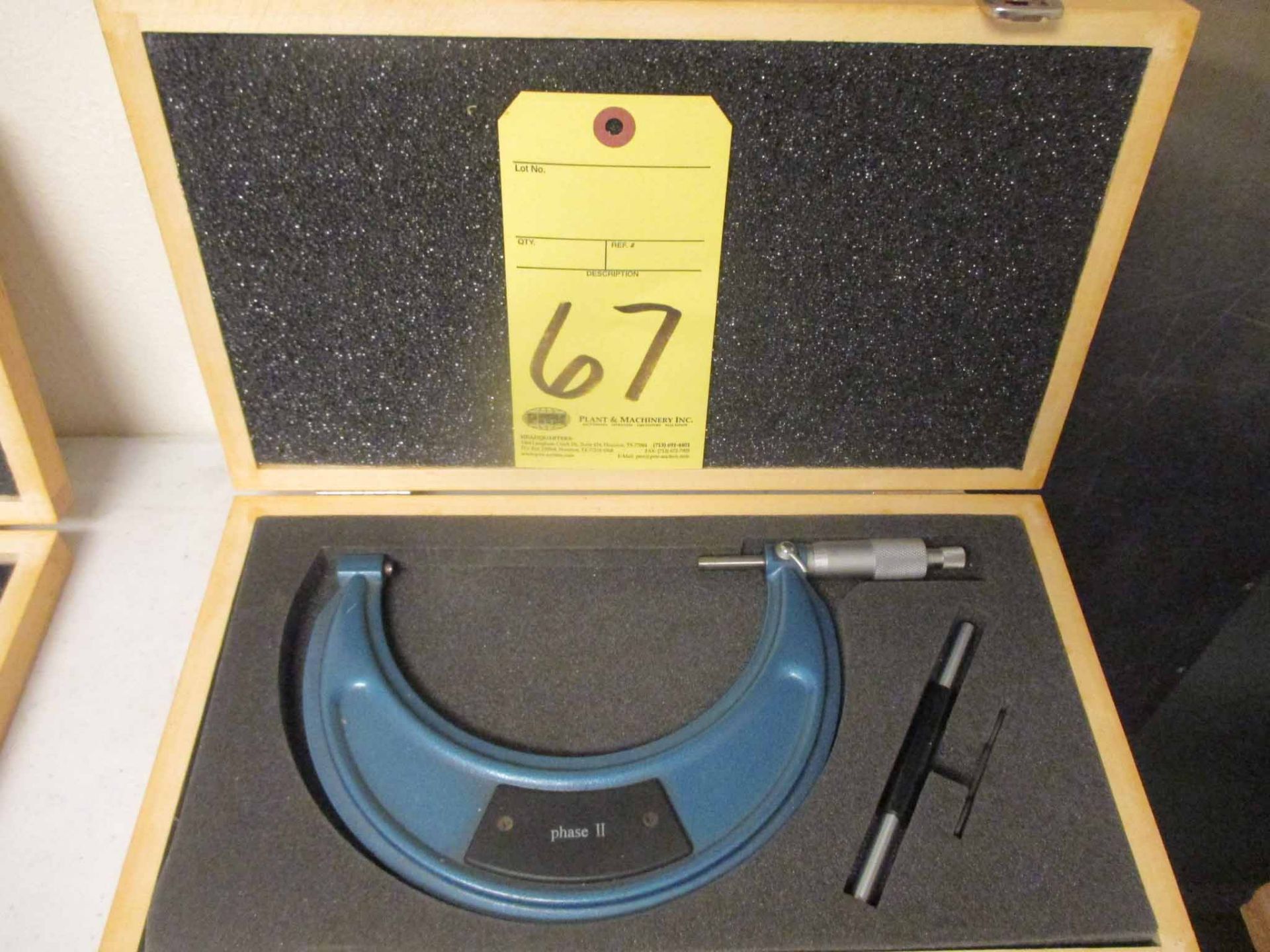 O.D. MICROMETER, PHASE II, 5" to 6"