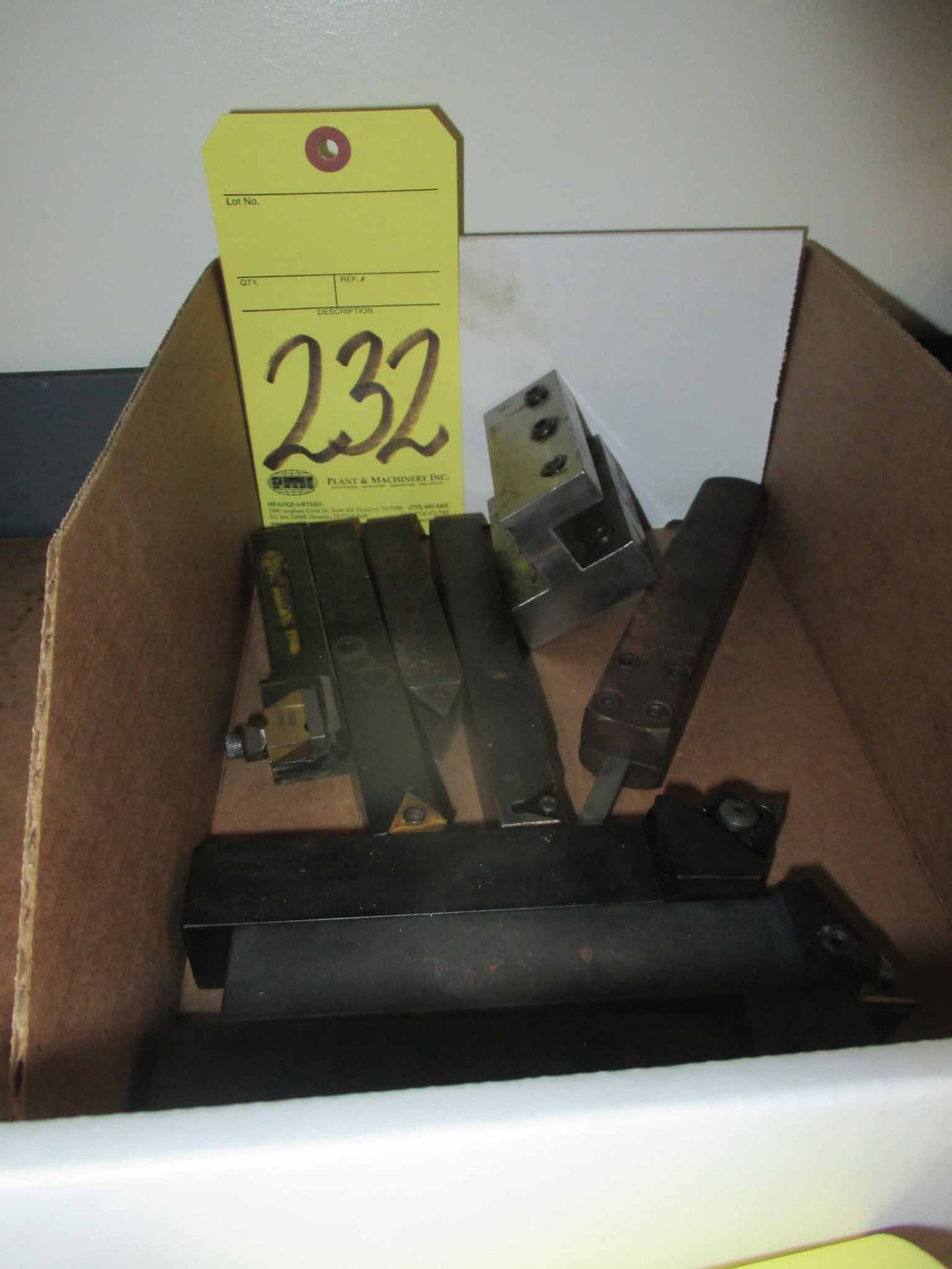 LOT OF CARBIDE INSERT TOOLBARS, 1" (in one box)