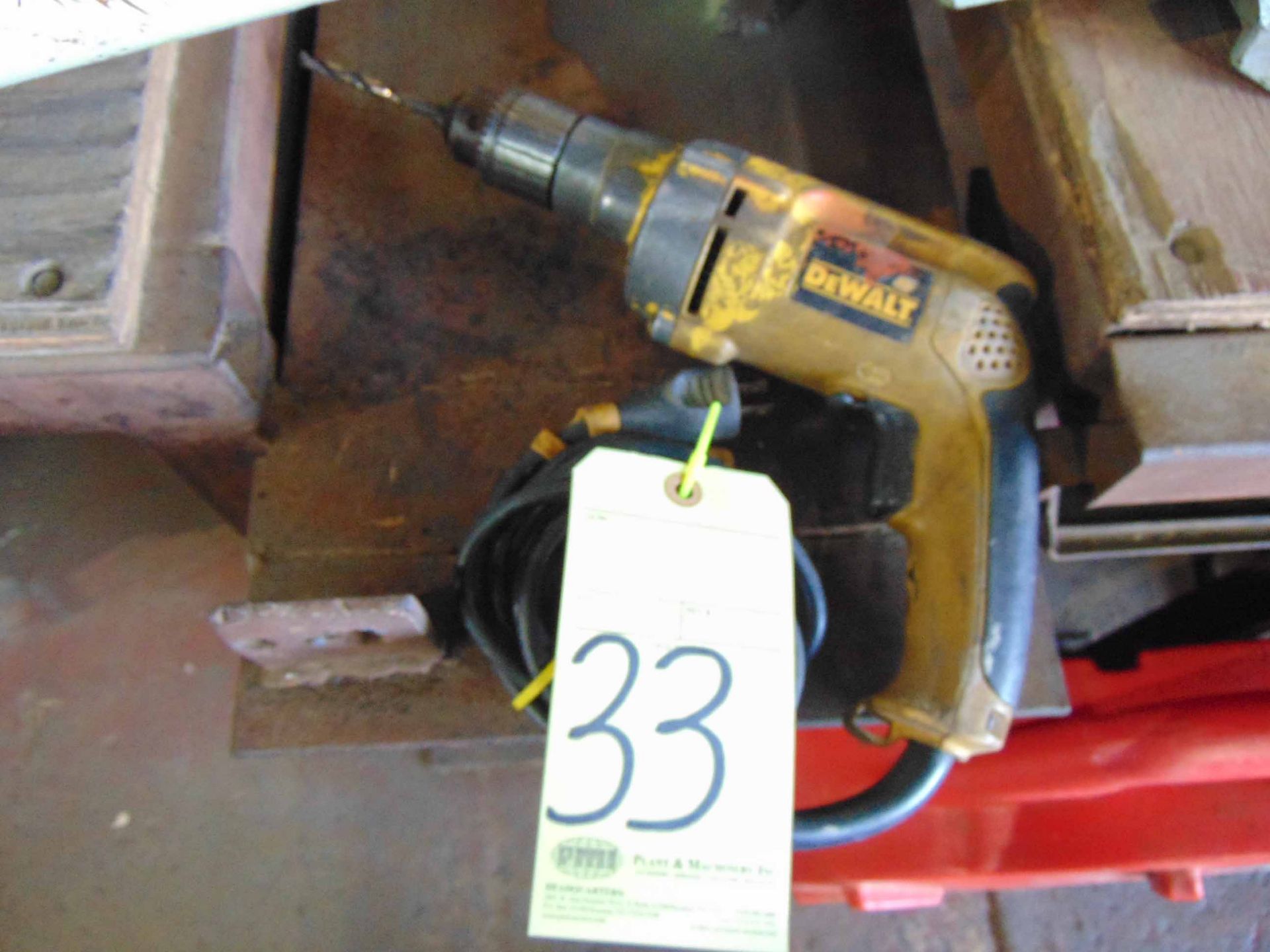 ELECTRIC DRILL, DEWALT 1/2" MDL. DW239