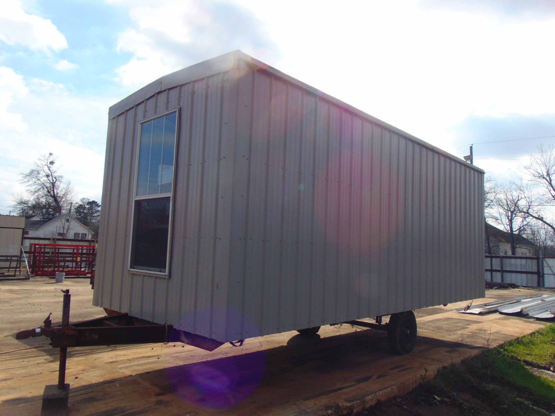 OFFICE TRAILER, 21' x 8', sgl. axle - Image 2 of 3