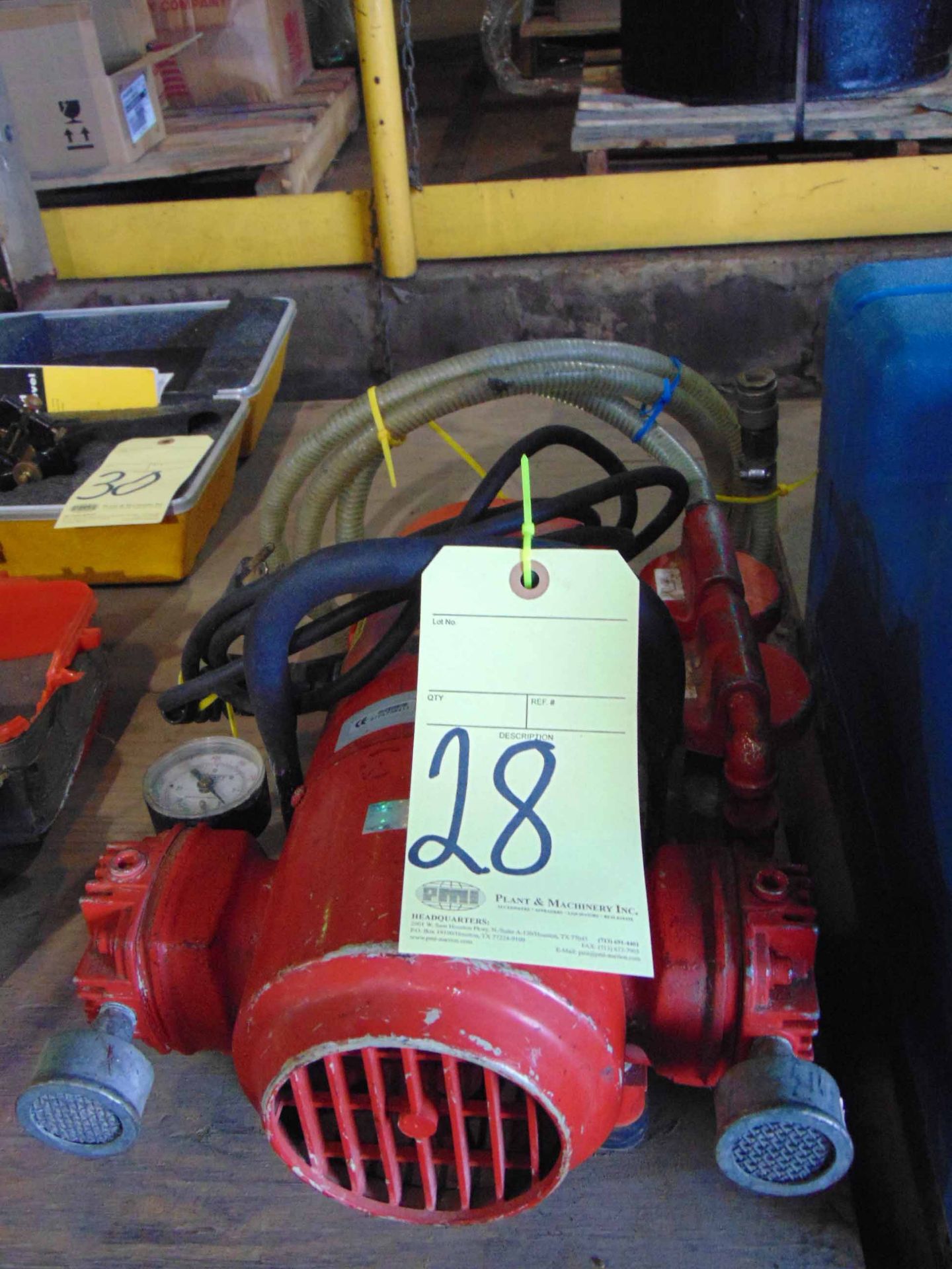 AIR COMPRESSOR, GAST MDL. 1VBF-25-M100X