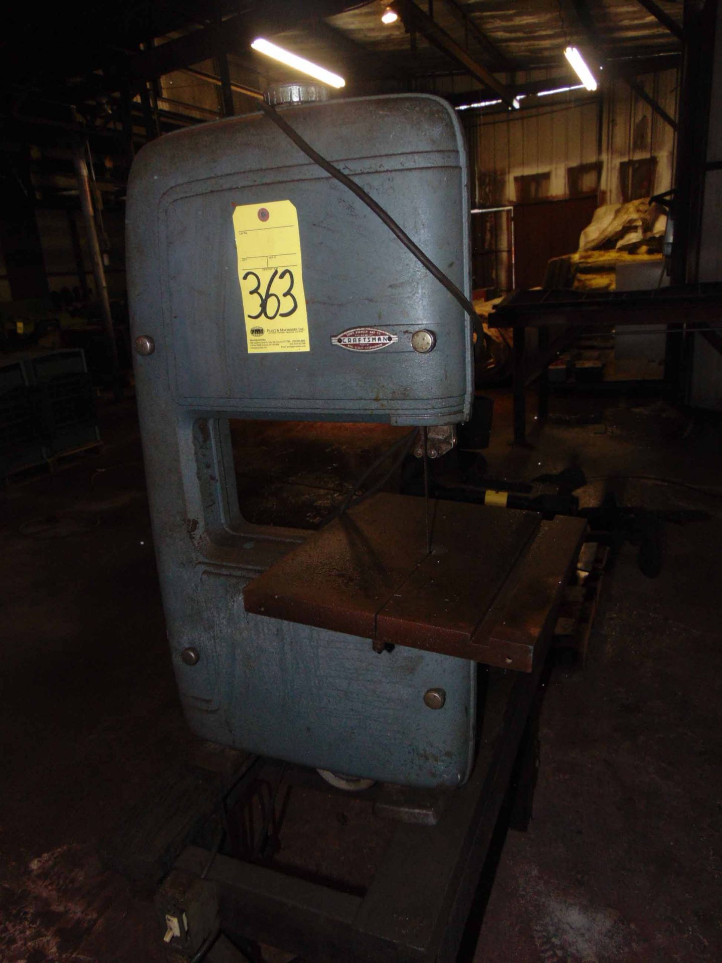 VERTICAL BANDSAW, CRAFTSMAN 12", table top