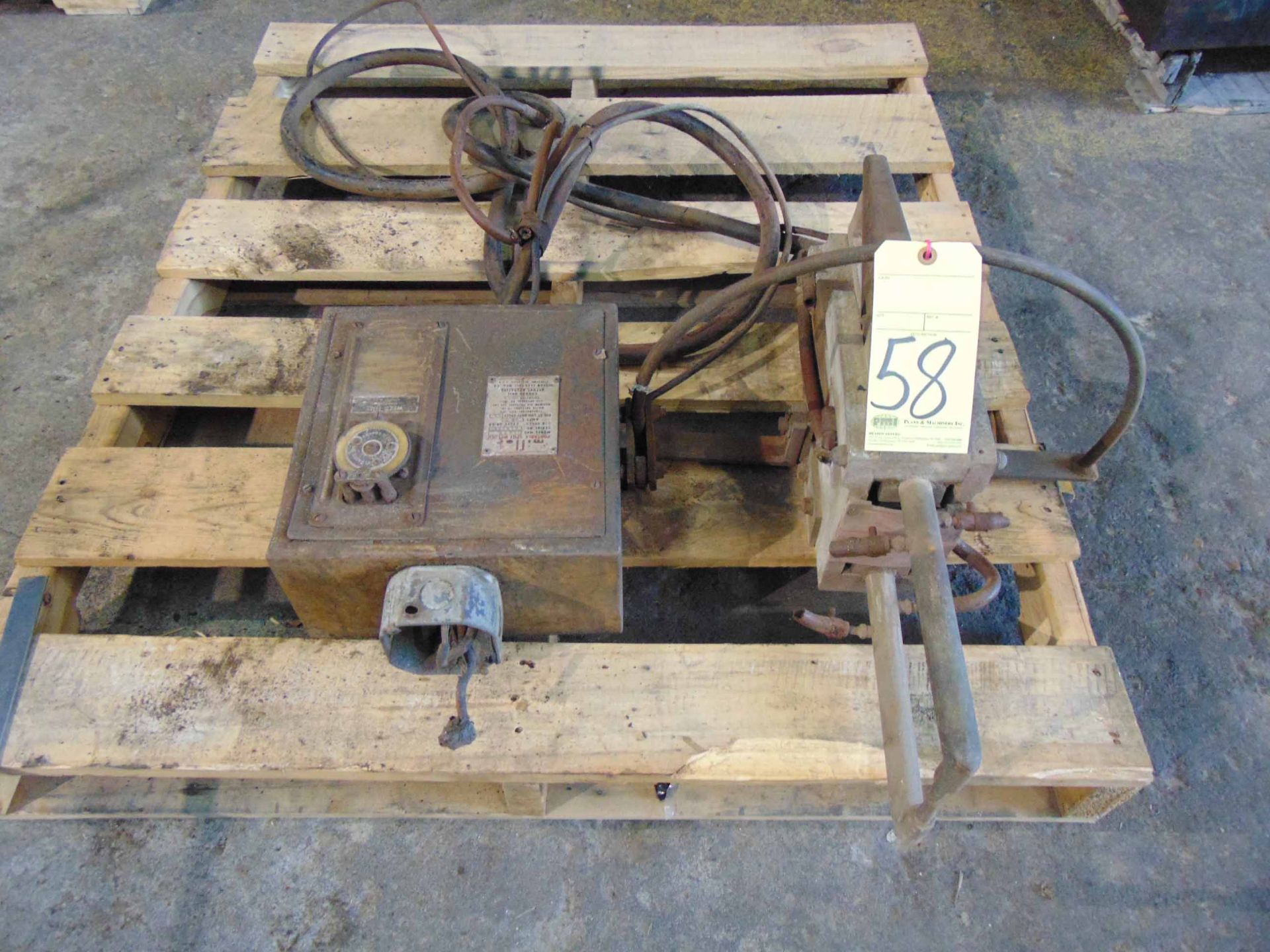 PORTABLE SPOT WELDER, MILLER MDL. 10TP, 220 v., 50/60 cycle, S/N 018155