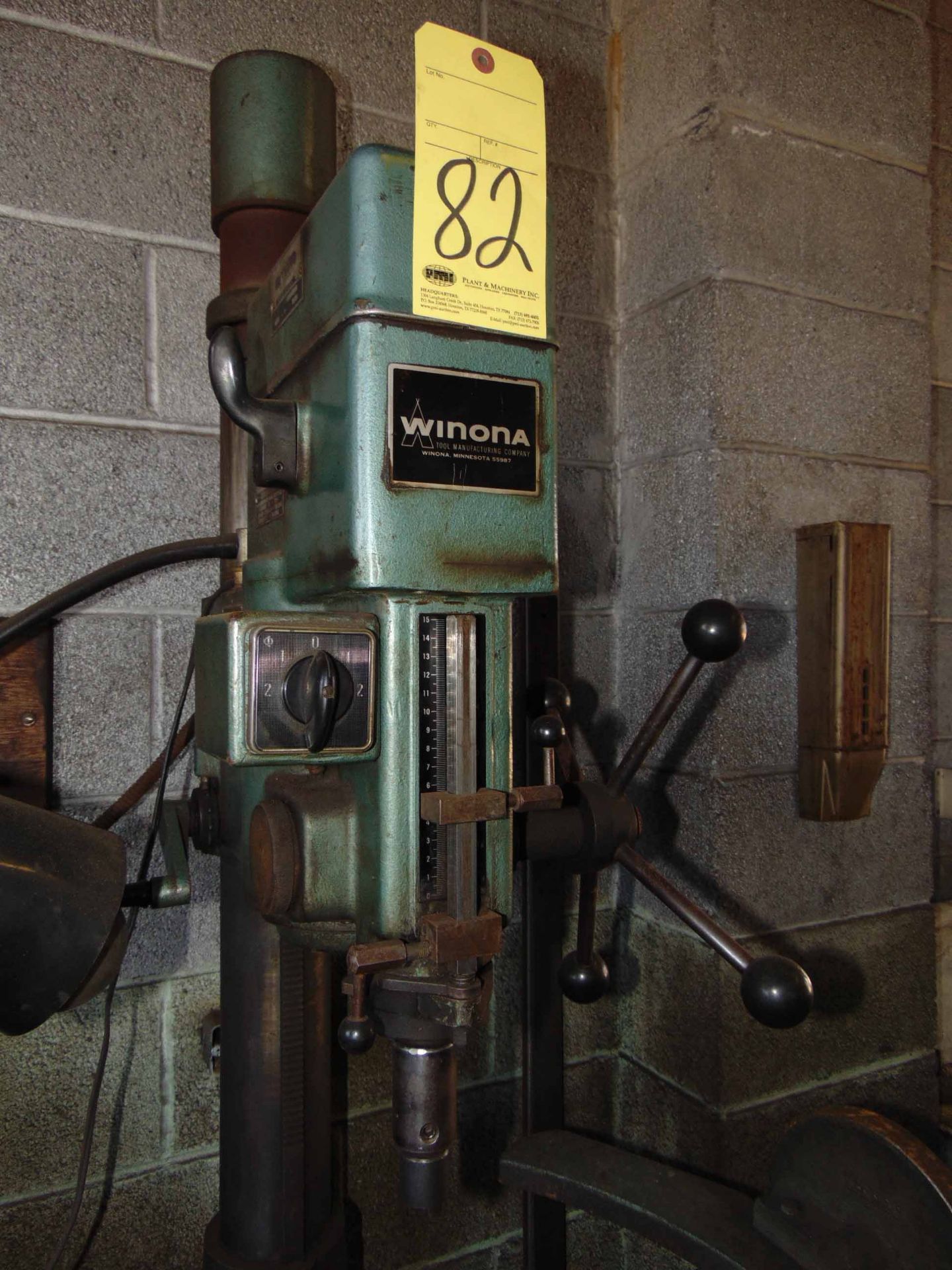 GEARED HEAD VALVE SEAT & GUIDE MACHINE, WINONA VAN NORMAN, tilting table, S/N 5614 - Image 3 of 6