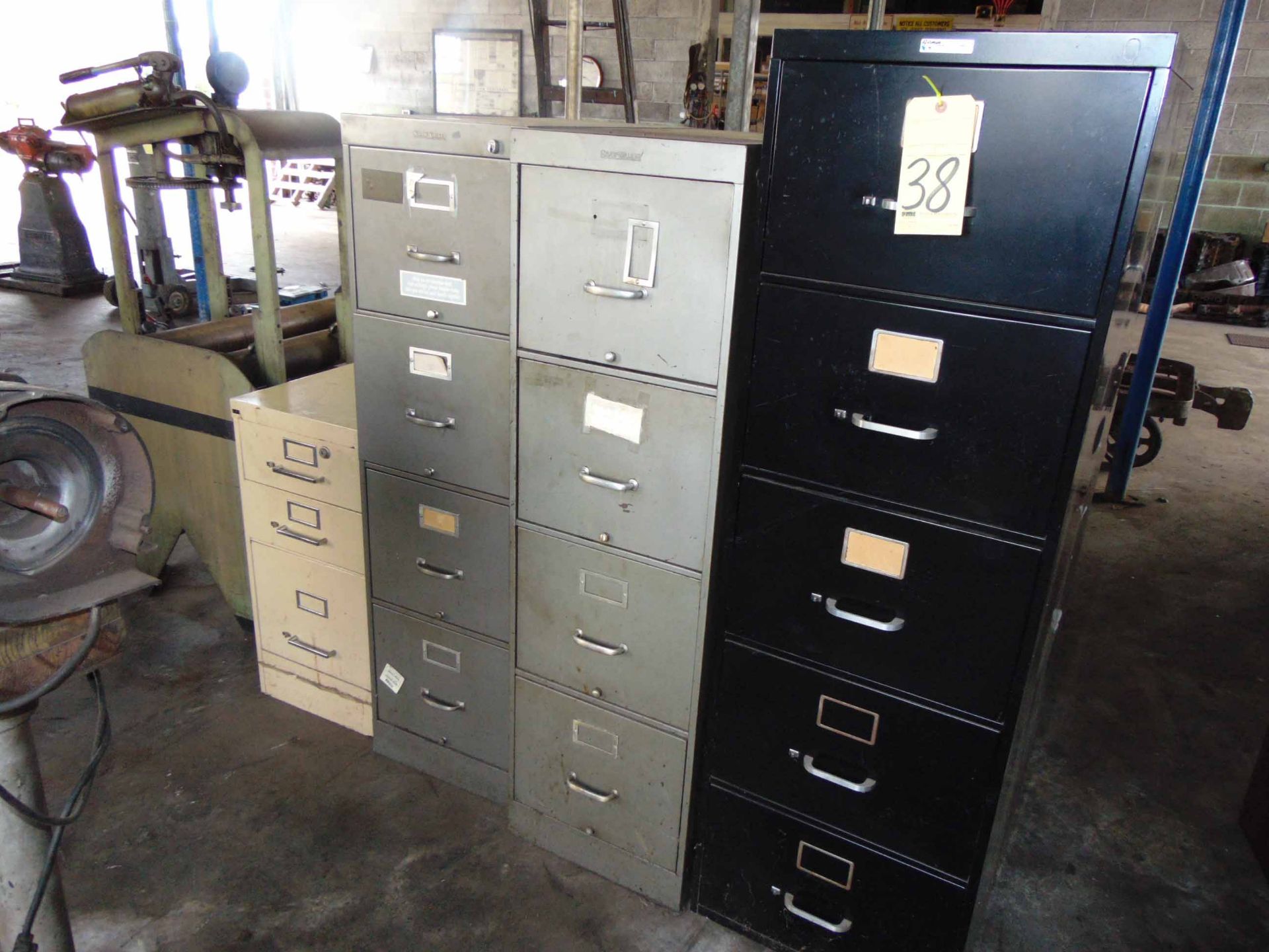 LOT OF FILE CABINETS (4), assorted