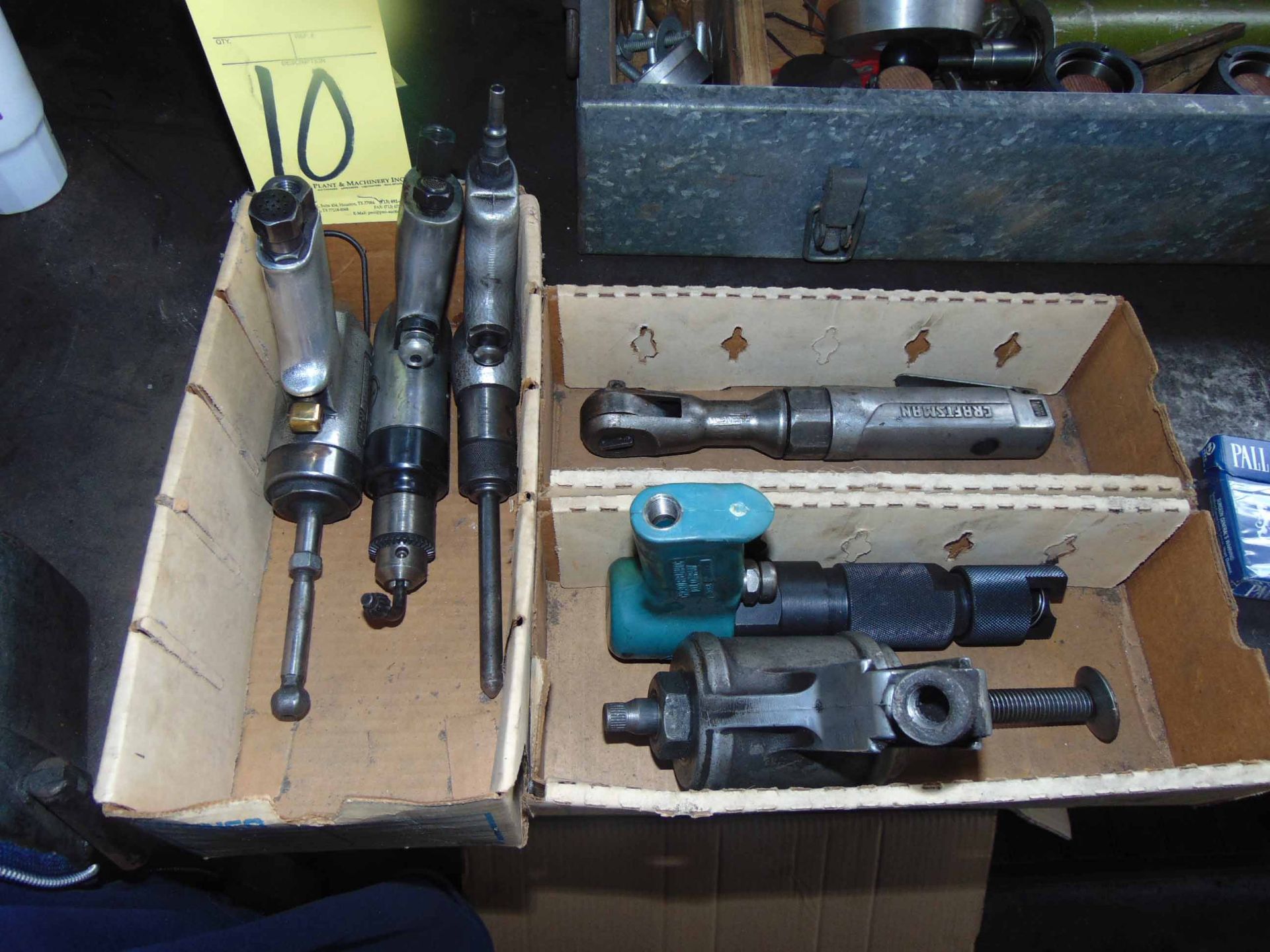 LOT OF PNEUMATIC TOOLS (6), assorted